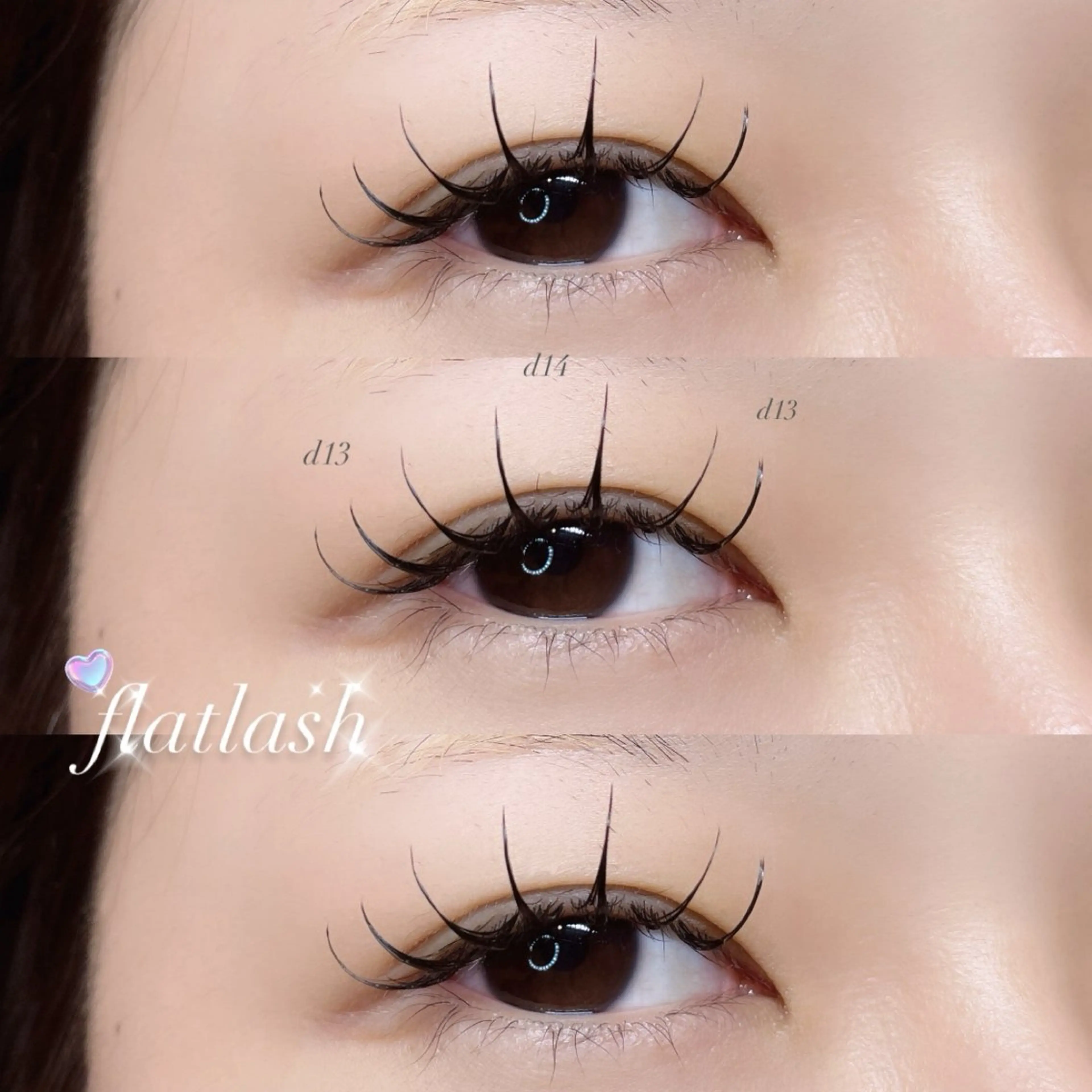 マツエク・マツパ マツエク Mell Yuuna ♡パリエク /束感のマツエク・マツパデザイン