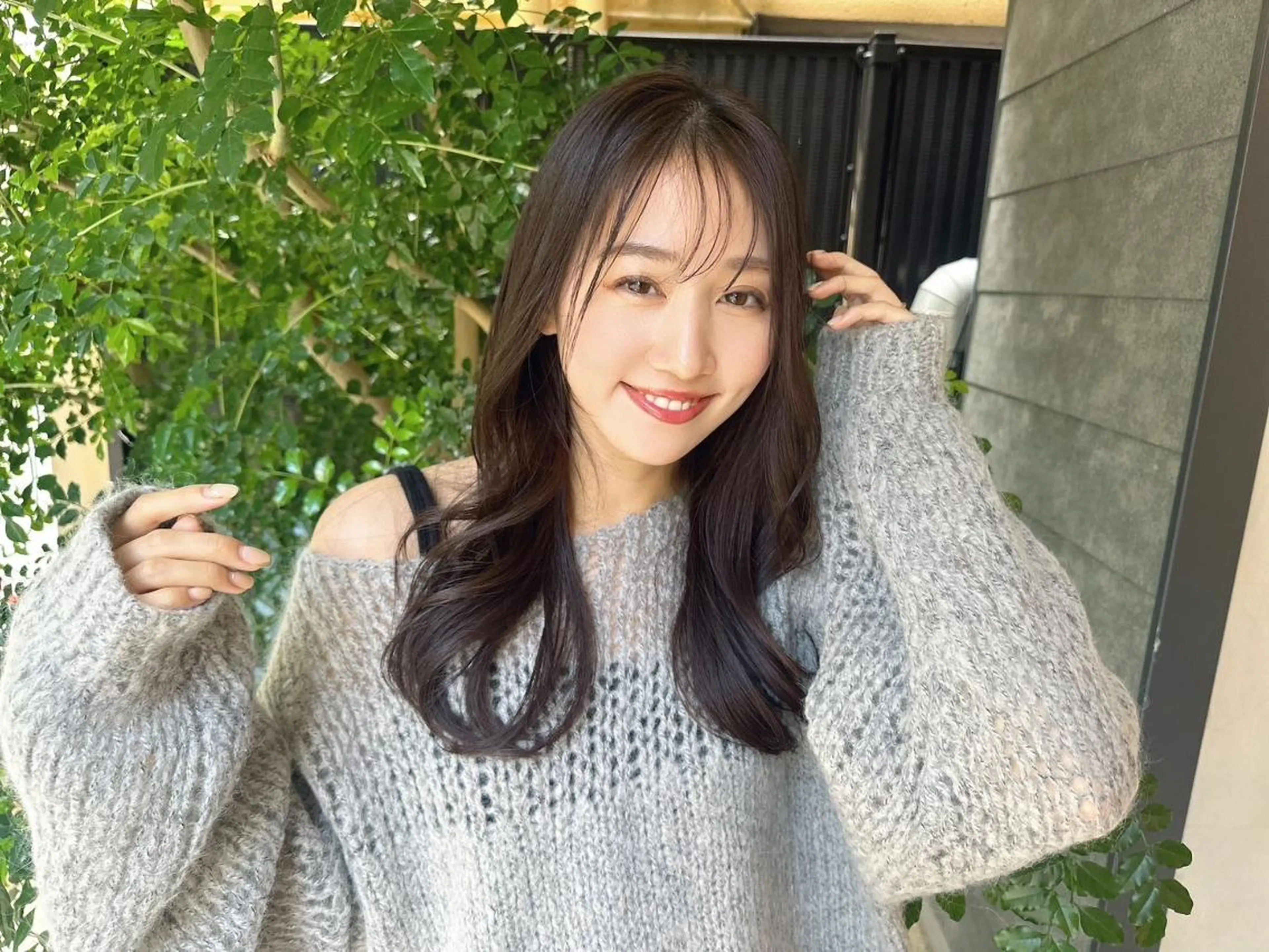 ミディアム Rubikなかもず タケウチのヘアスタイル