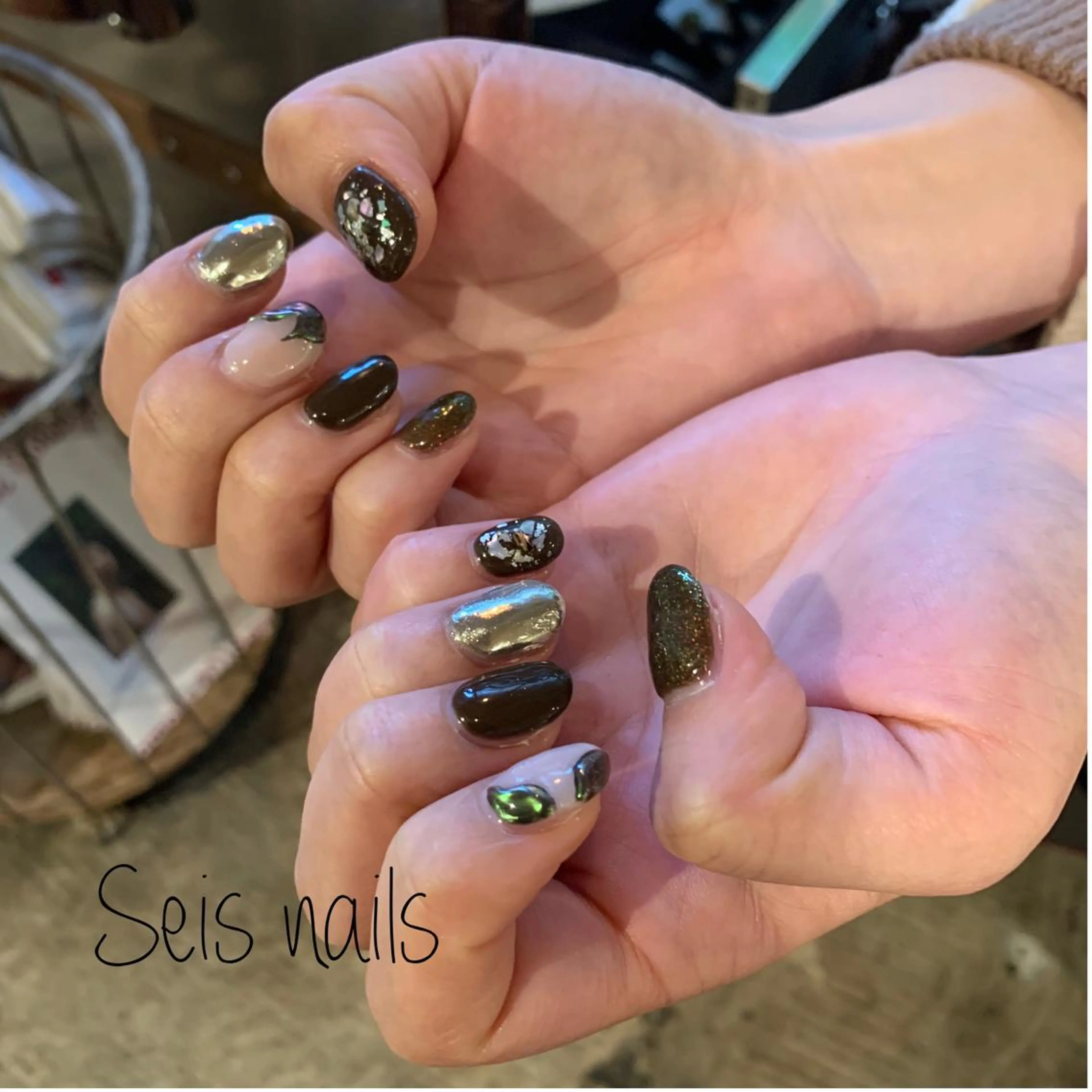 ネイル ハンドネイル Seis Shihoのネイルデザイン