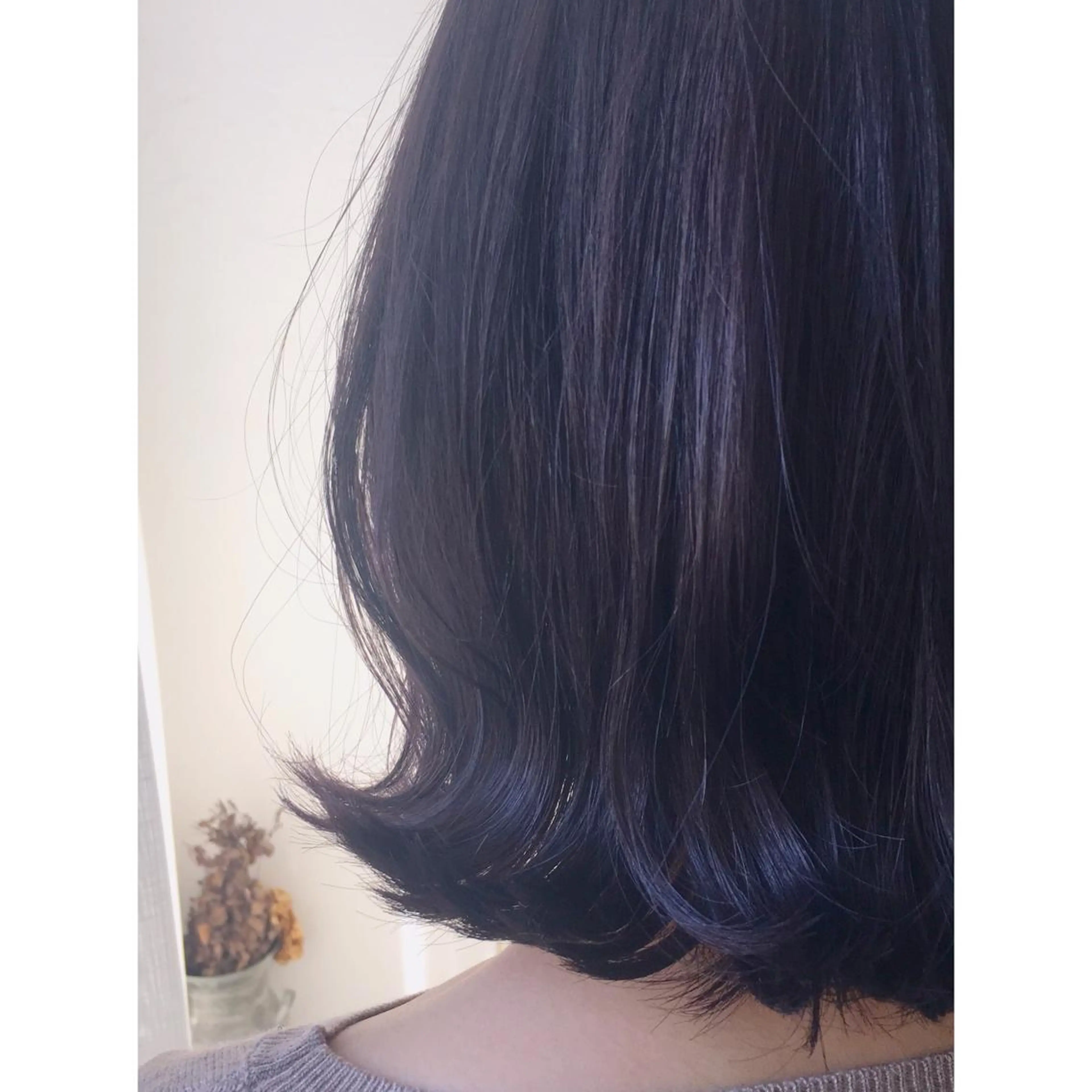 ミディアム カラー ダブルカラー fio マナミのヘアスタイル