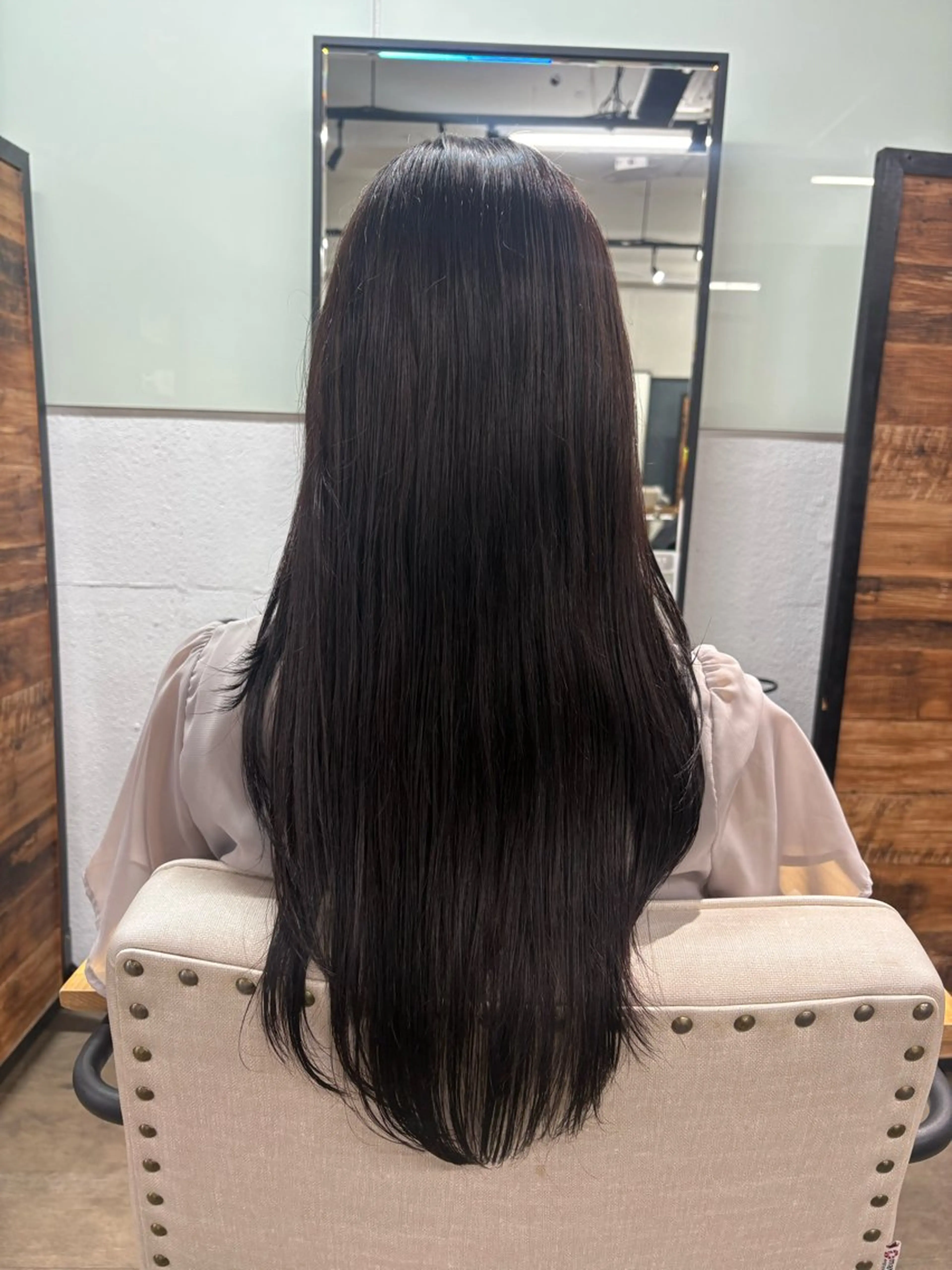 セミロング ヘアカラー トリートメント 韓国風透明感カラー／ Natsumiのヘアスタイル