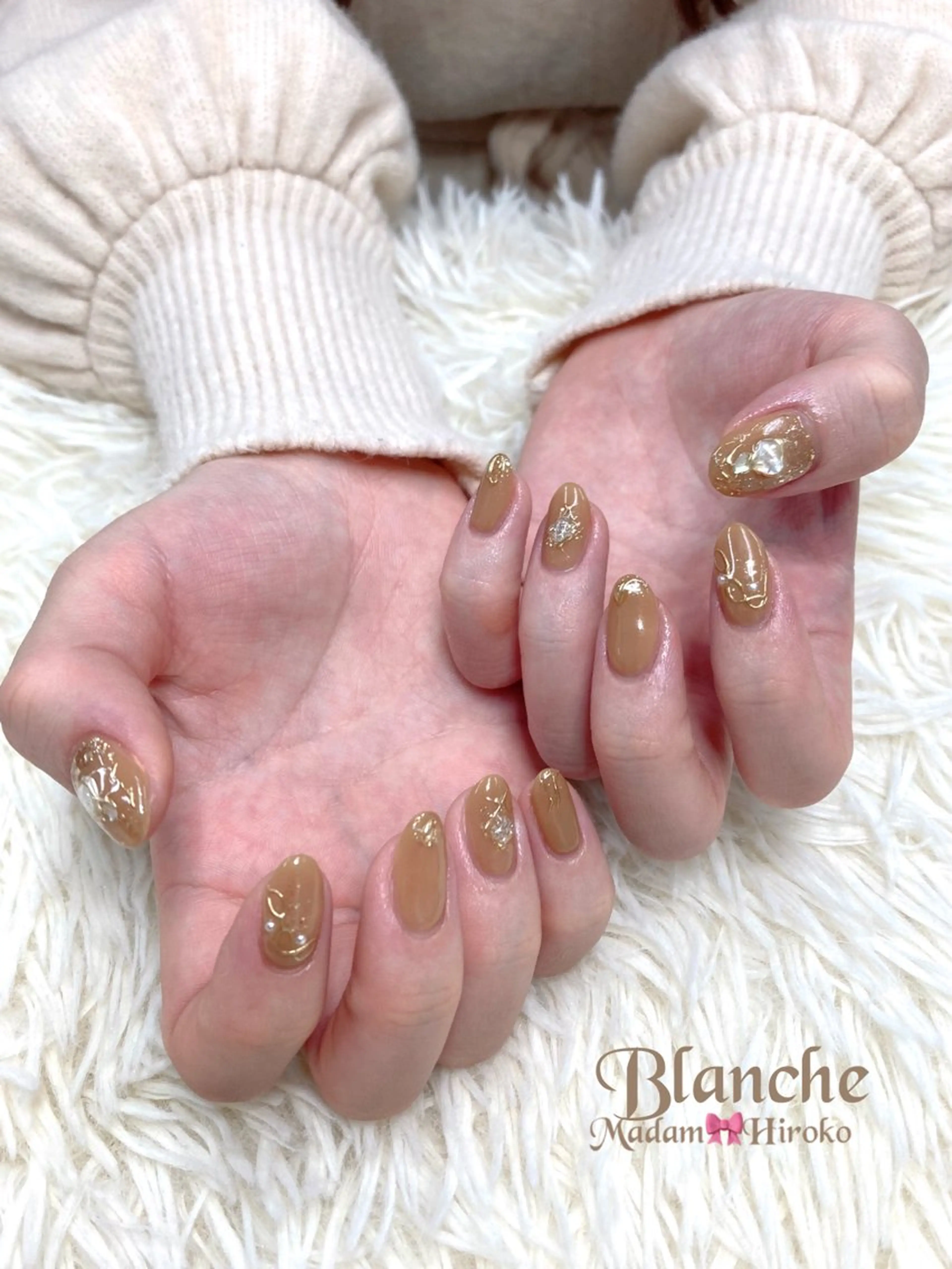 ネイル ミラーネイル Lianネイル 寛子Lianのネイルデザイン