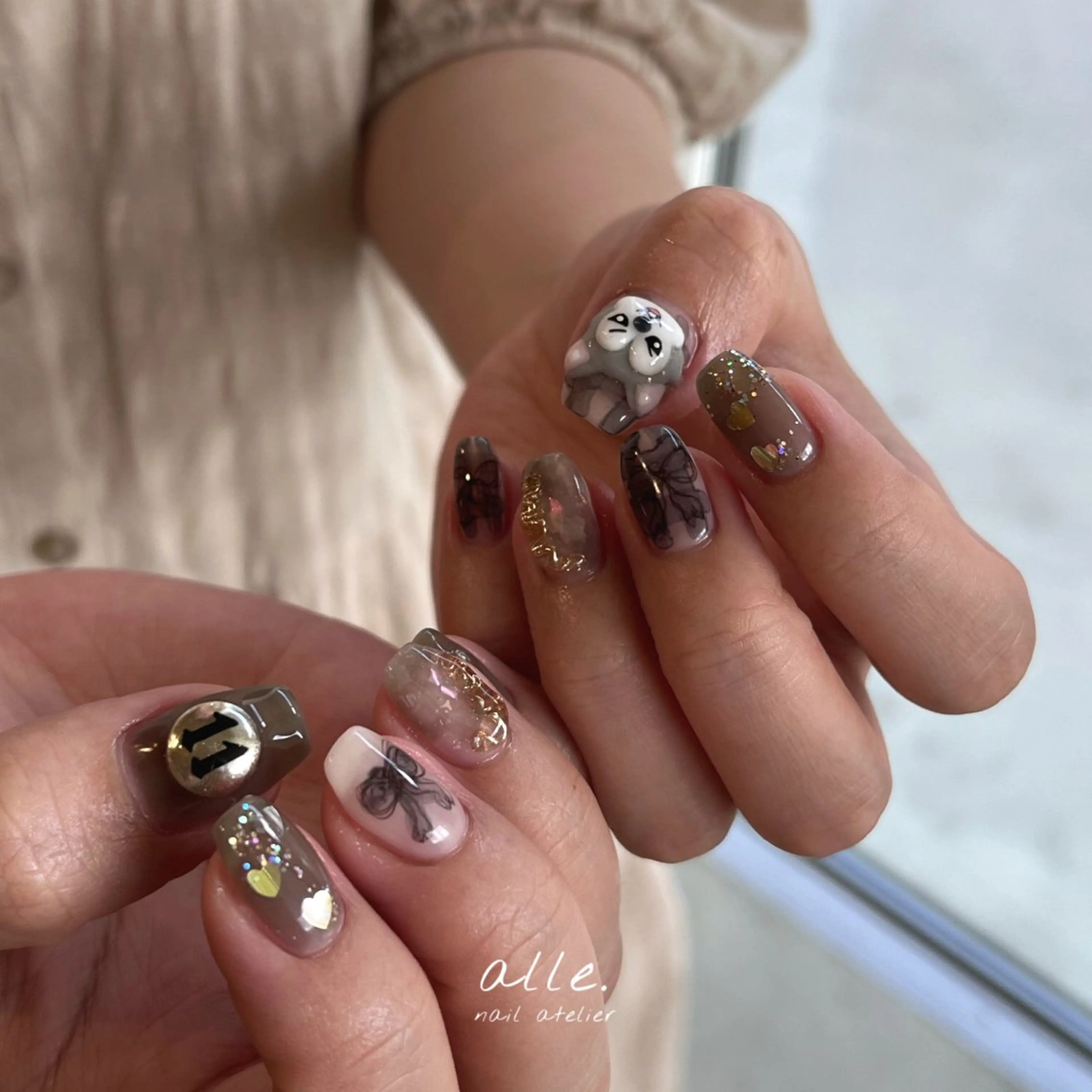 ネイル ハンドネイル atelier alle.のネイルデザイン