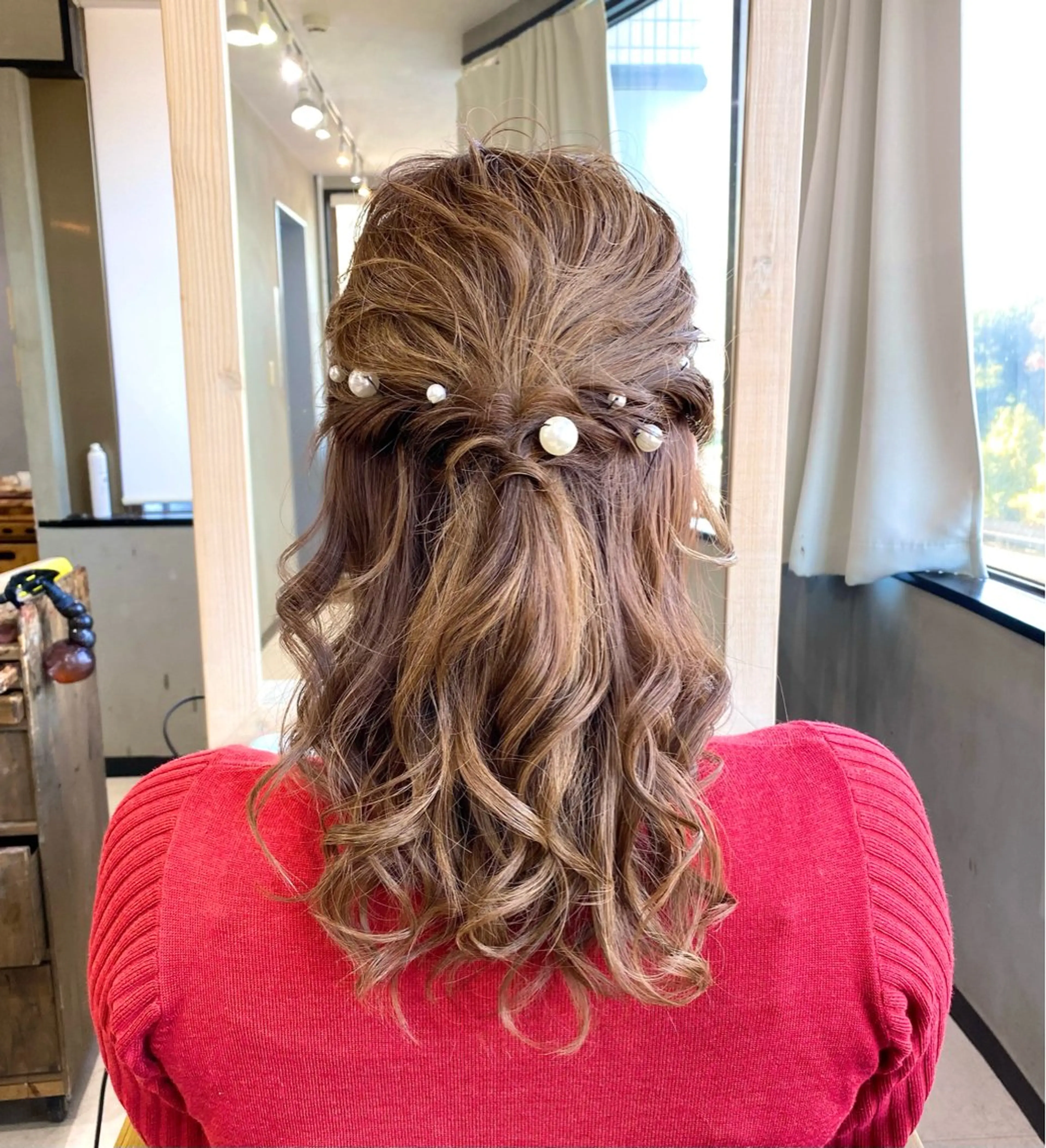 ミディアム ヘアセット まとまるボブ🌼 アレンジ🌼鴨下穂香のヘアスタイル