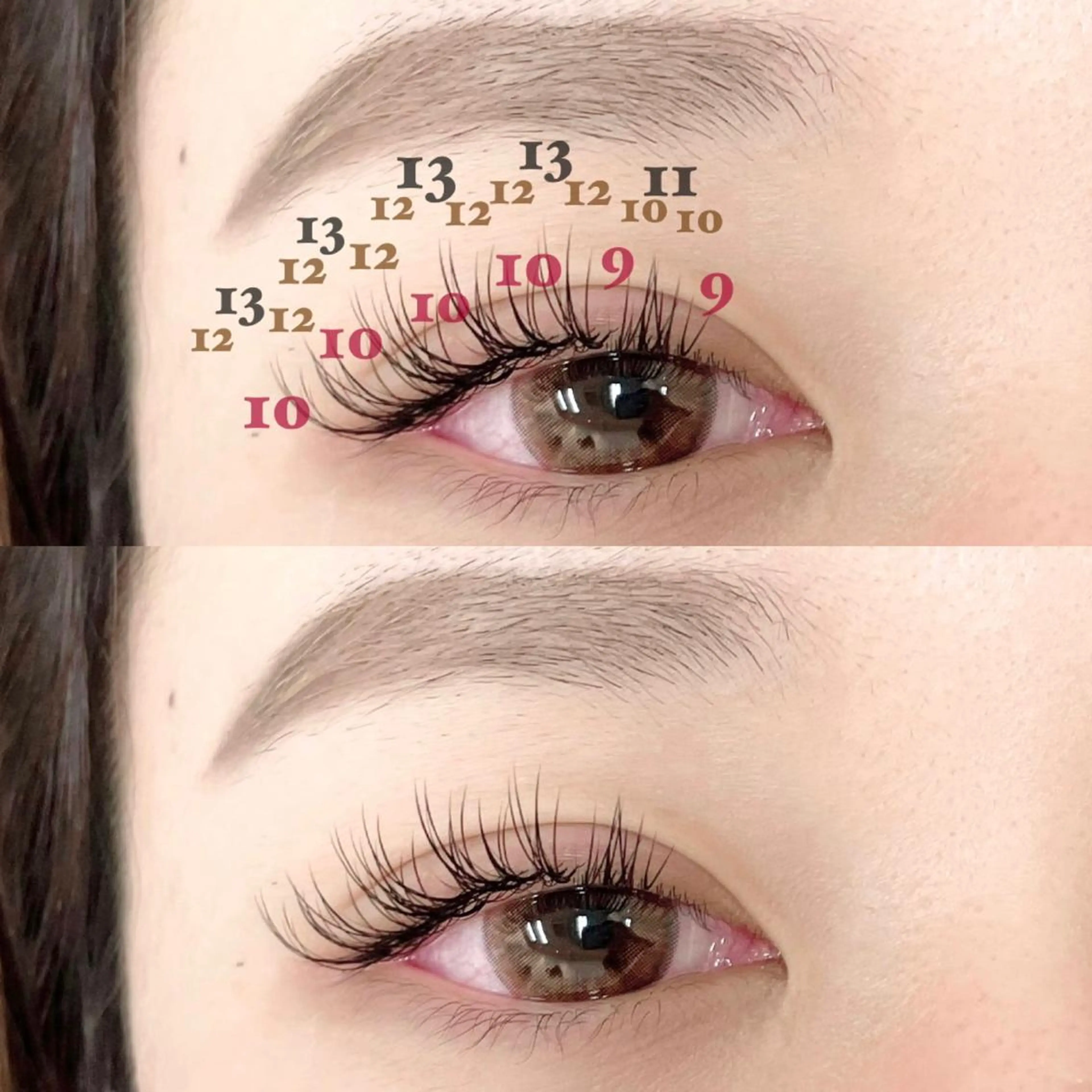 マツエク・マツパ eminy lash 【エミニーラッシュ】のマツエク・マツパデザイン