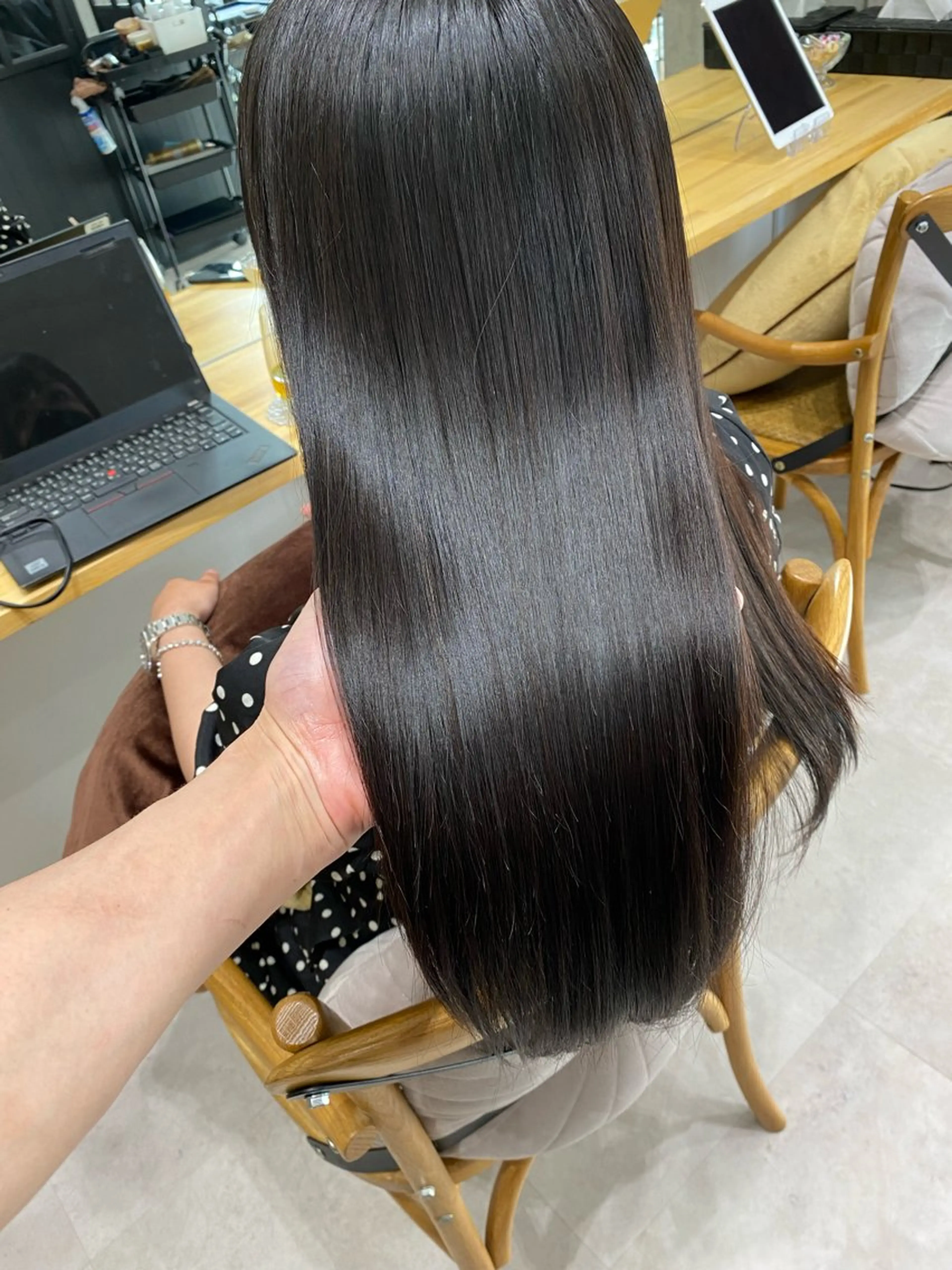 ロング 伸ばしかけ 髪質改善 縮毛矯正 また会いたくなる 美容師【KENTA】のヘアスタイル