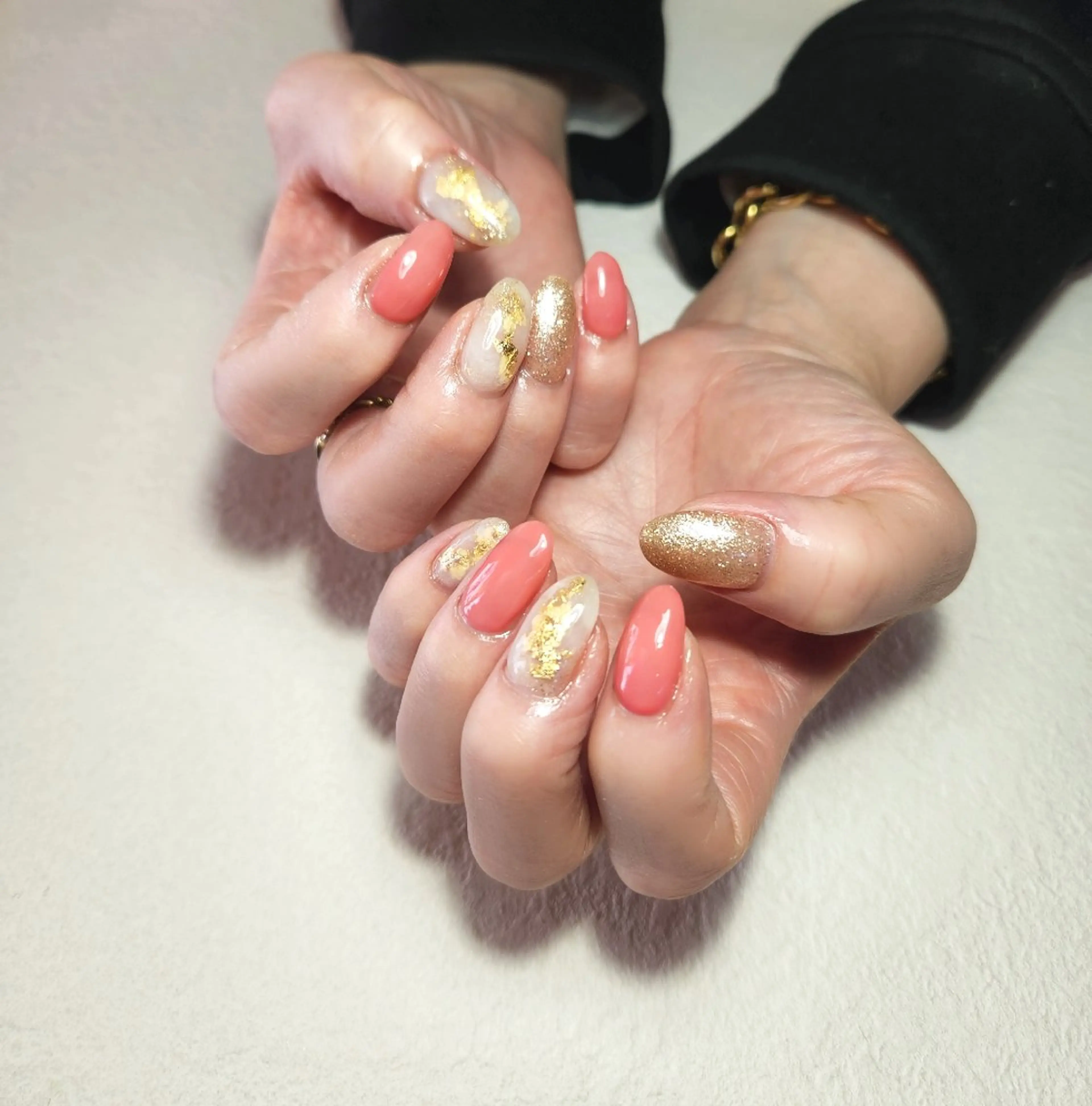 ネイル 入学式 キラキラネイル ニュアンスネイル ピンク 春ネイル   BENNIEのネイルデザイン