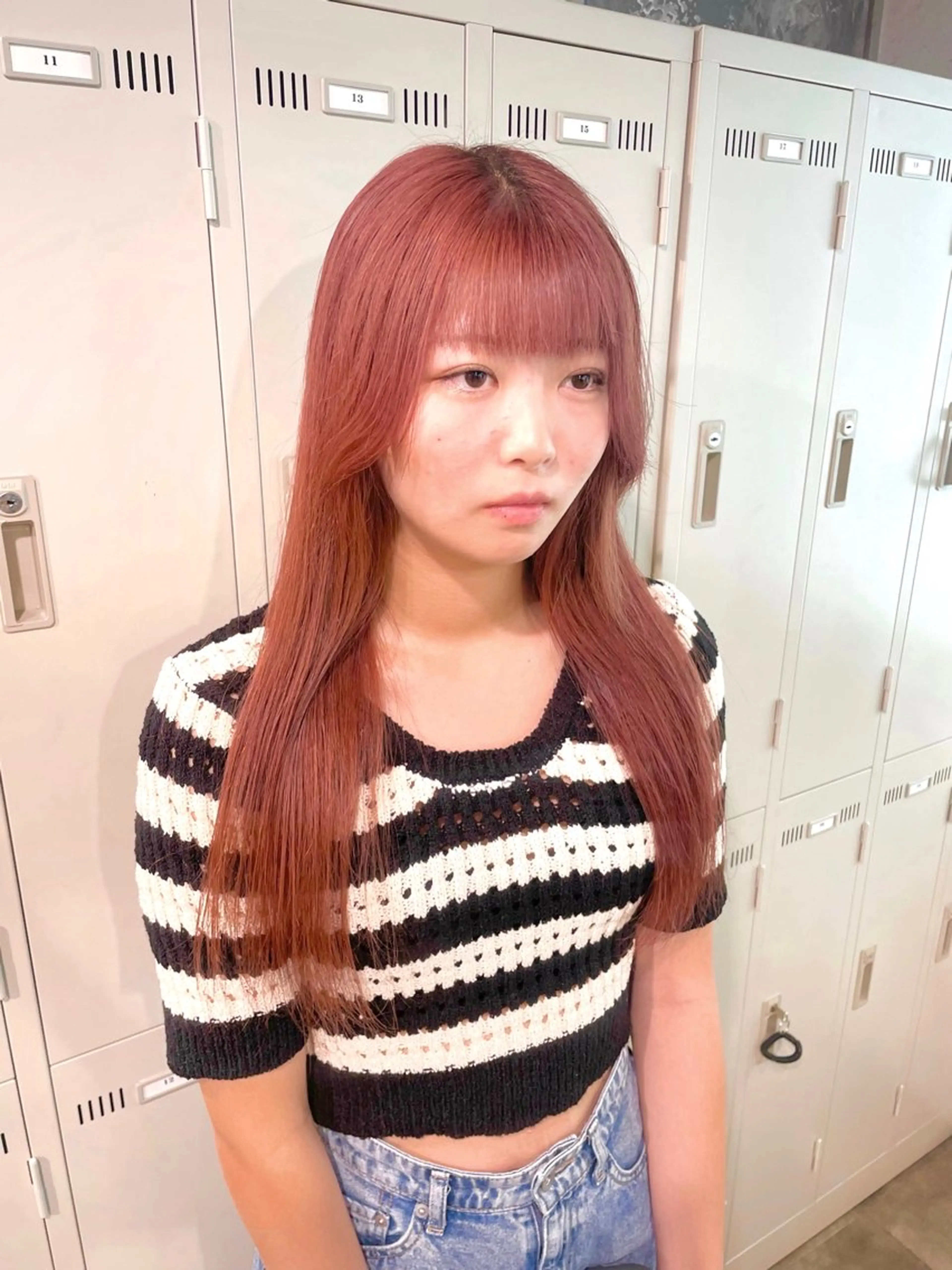 ロング カラー パーマ ヘアアレンジ メンズ ヘアカラー トリートメント ヘッドスパ 透明感カラー・レイヤ ー🎀amika🎀のヘアスタイル