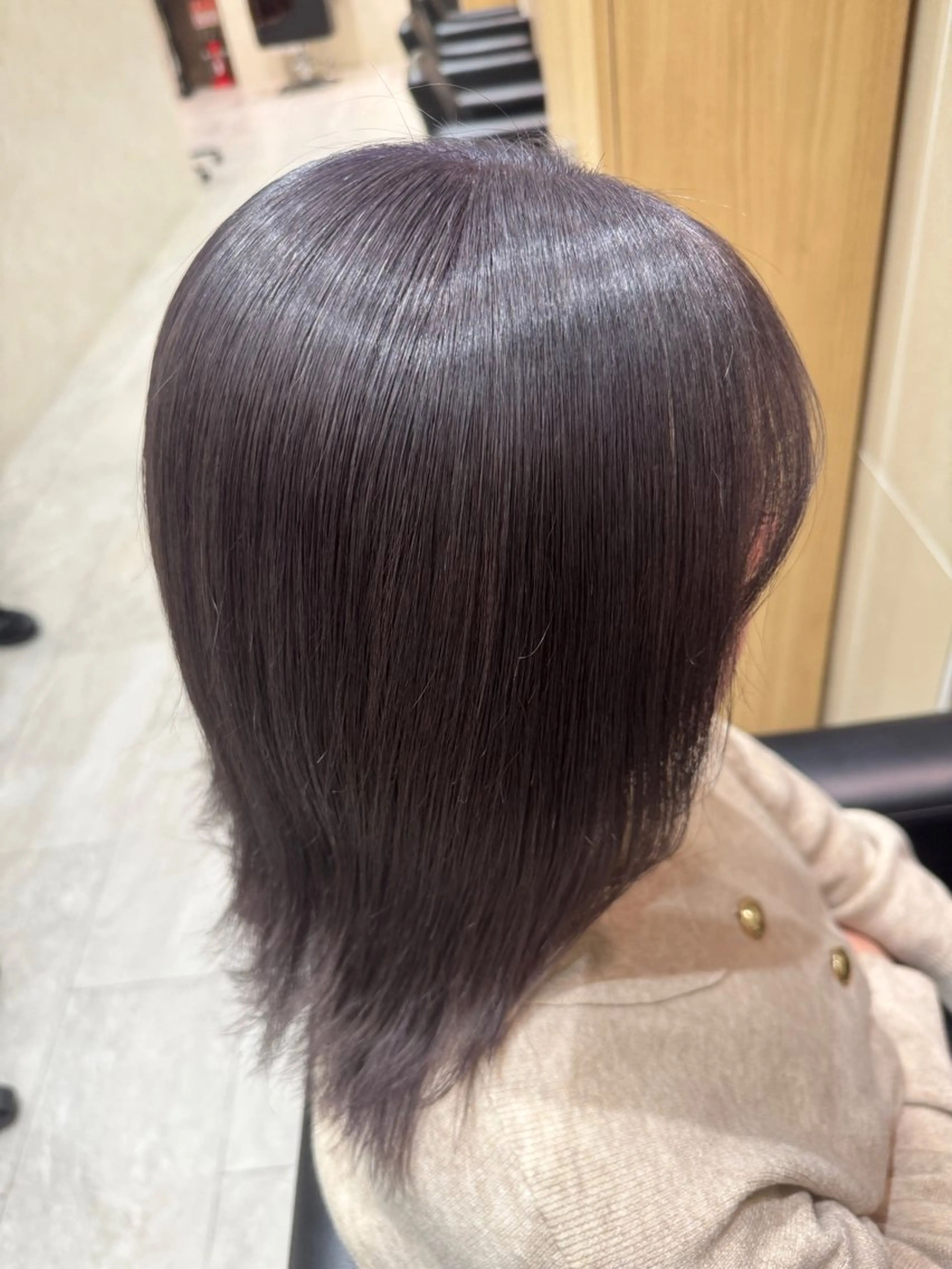 ミディアム カラー グレージュ ラベンダーカラー ラベンダーグレージュ ラベンダーグレー ヘアカラー トリートメント sakura❀/板橋 モデル募集中🪄︎︎のヘアスタイル