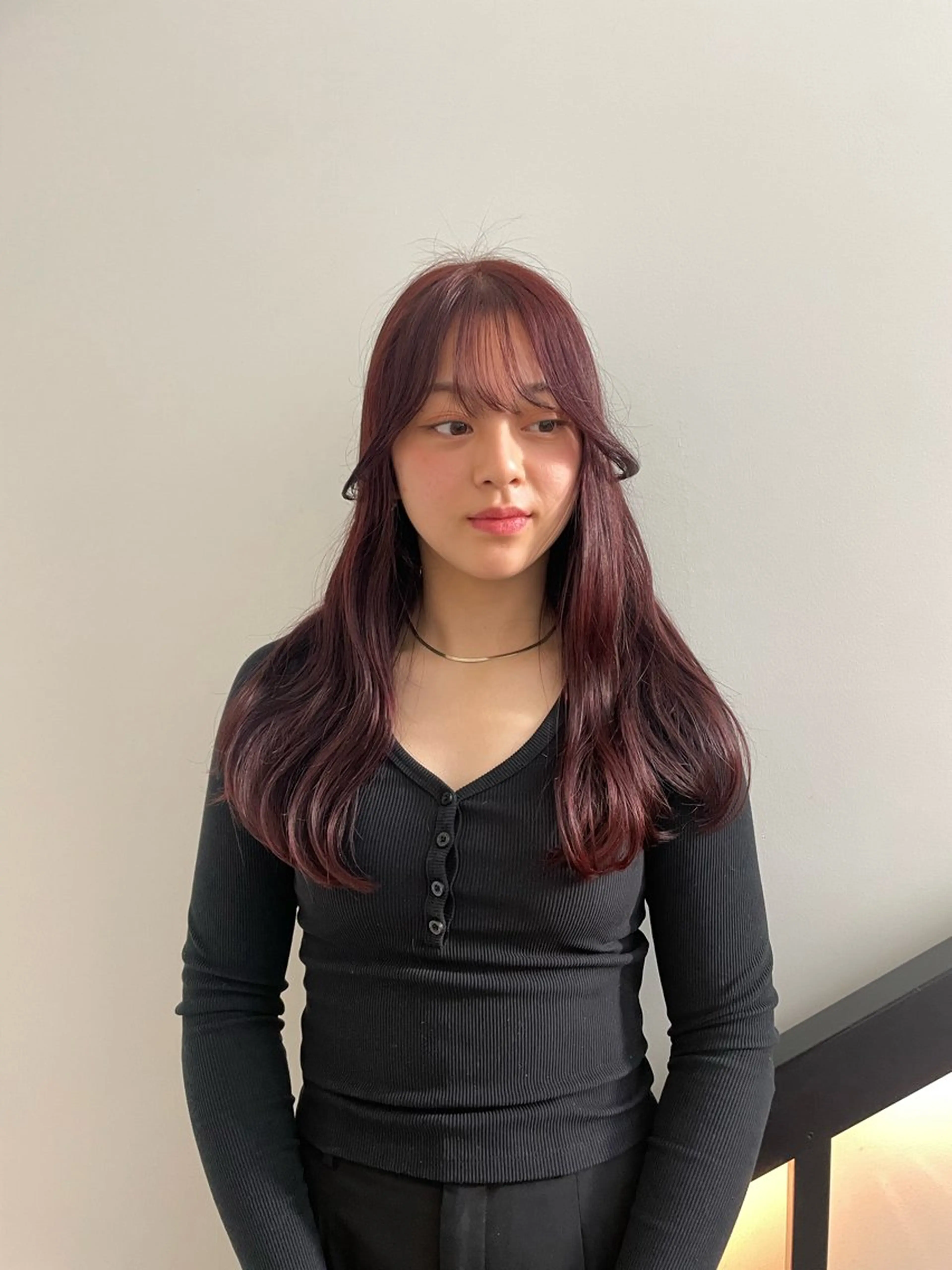 ロング カラー ヘアカラー 🌟暖色系ハイトーン 🌟AIのヘアスタイル