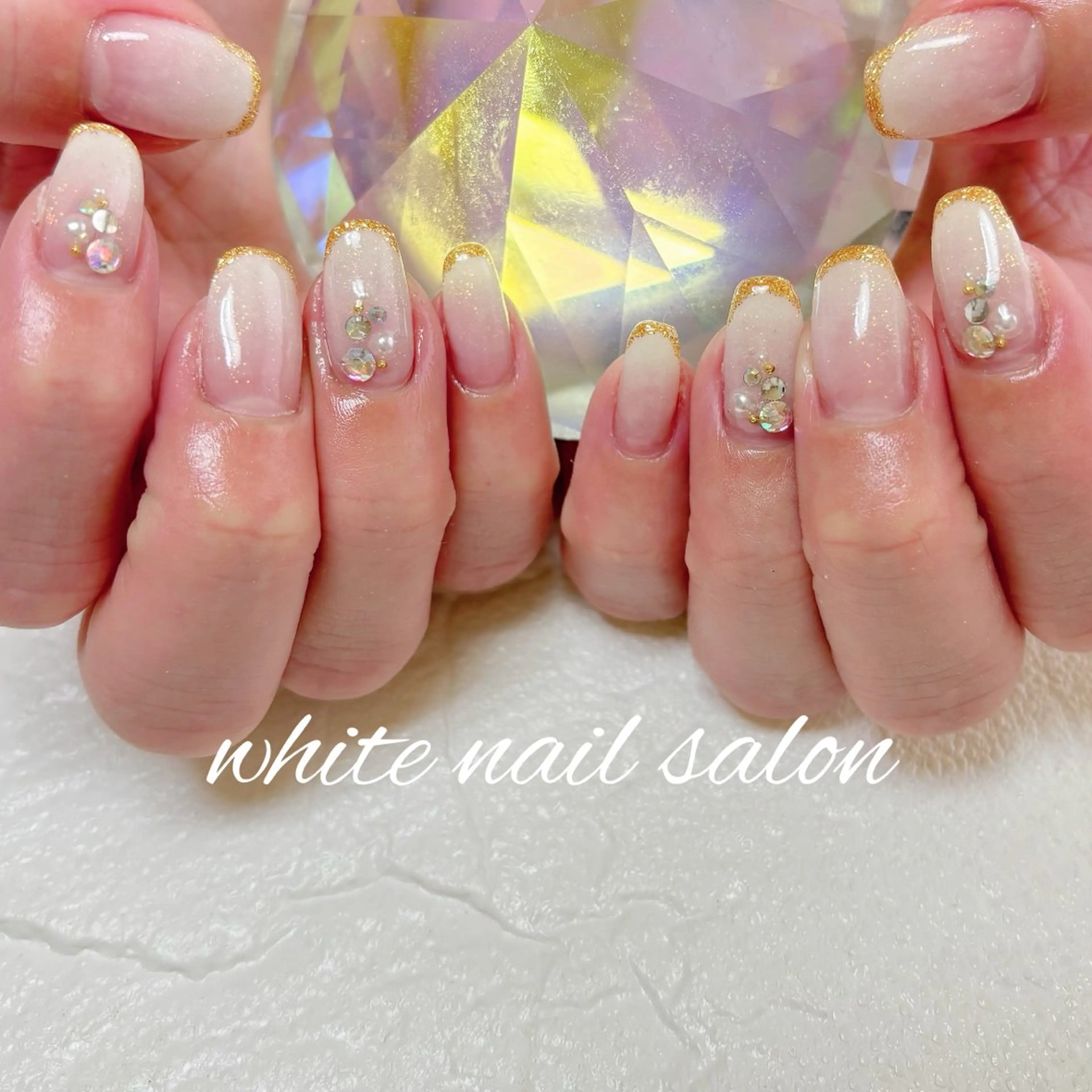 ネイル フットネイル ハンドネイル white nail salonのネイルデザイン