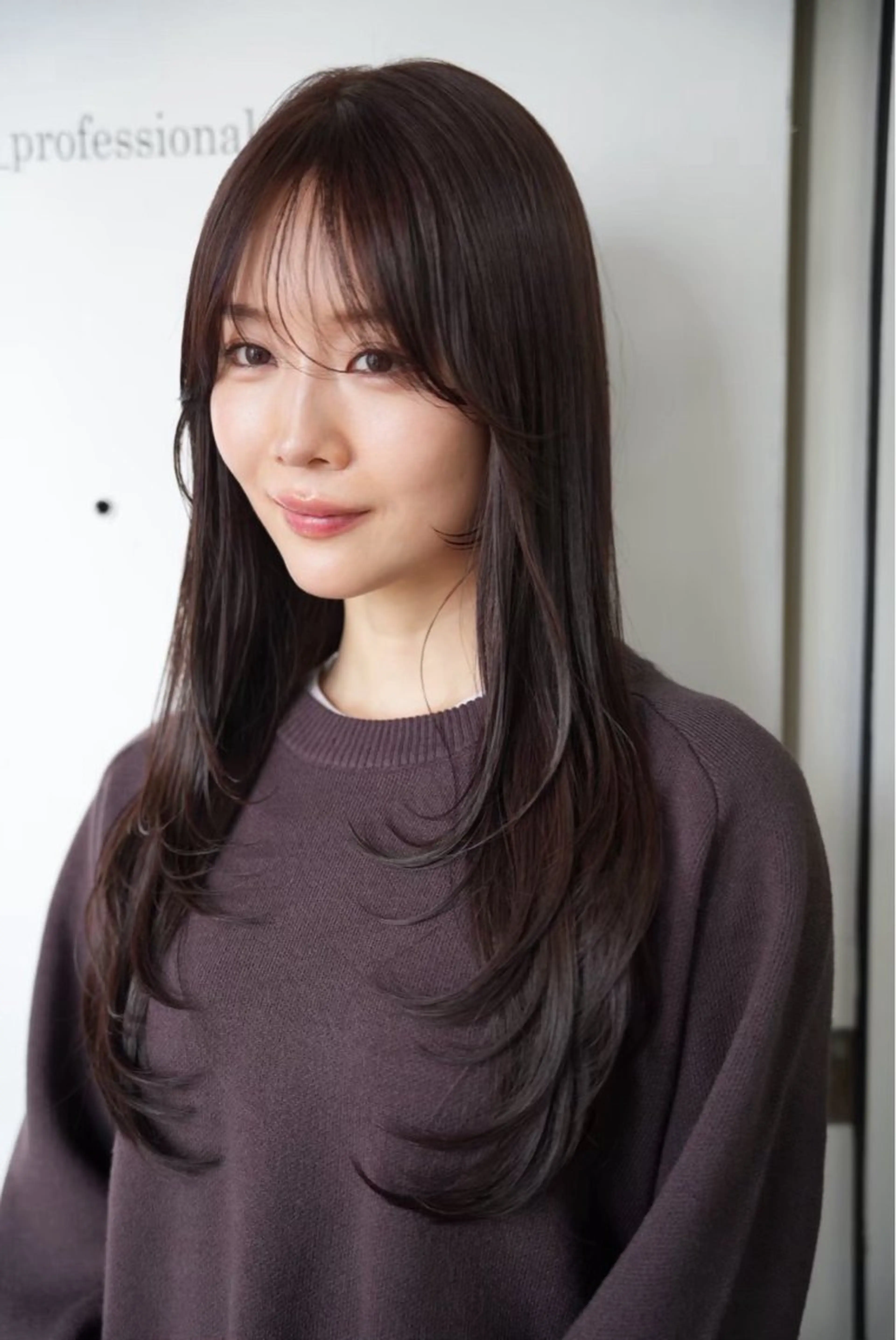 セミロング カラー 加賀 千聖 /soigneのヘアスタイル