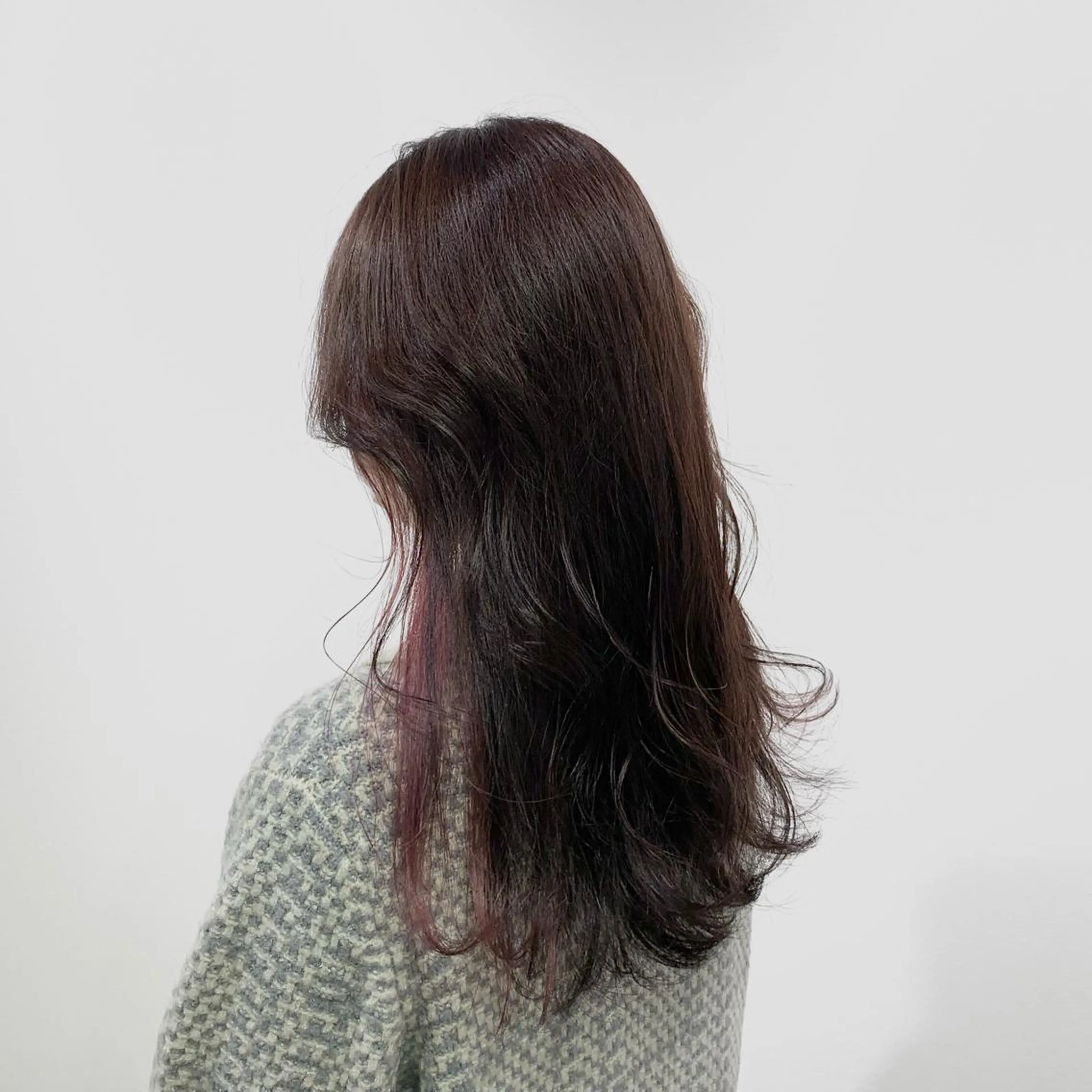ロング カラー ヘアアレンジ キヨミ 韓国レイヤーカットのヘアスタイル