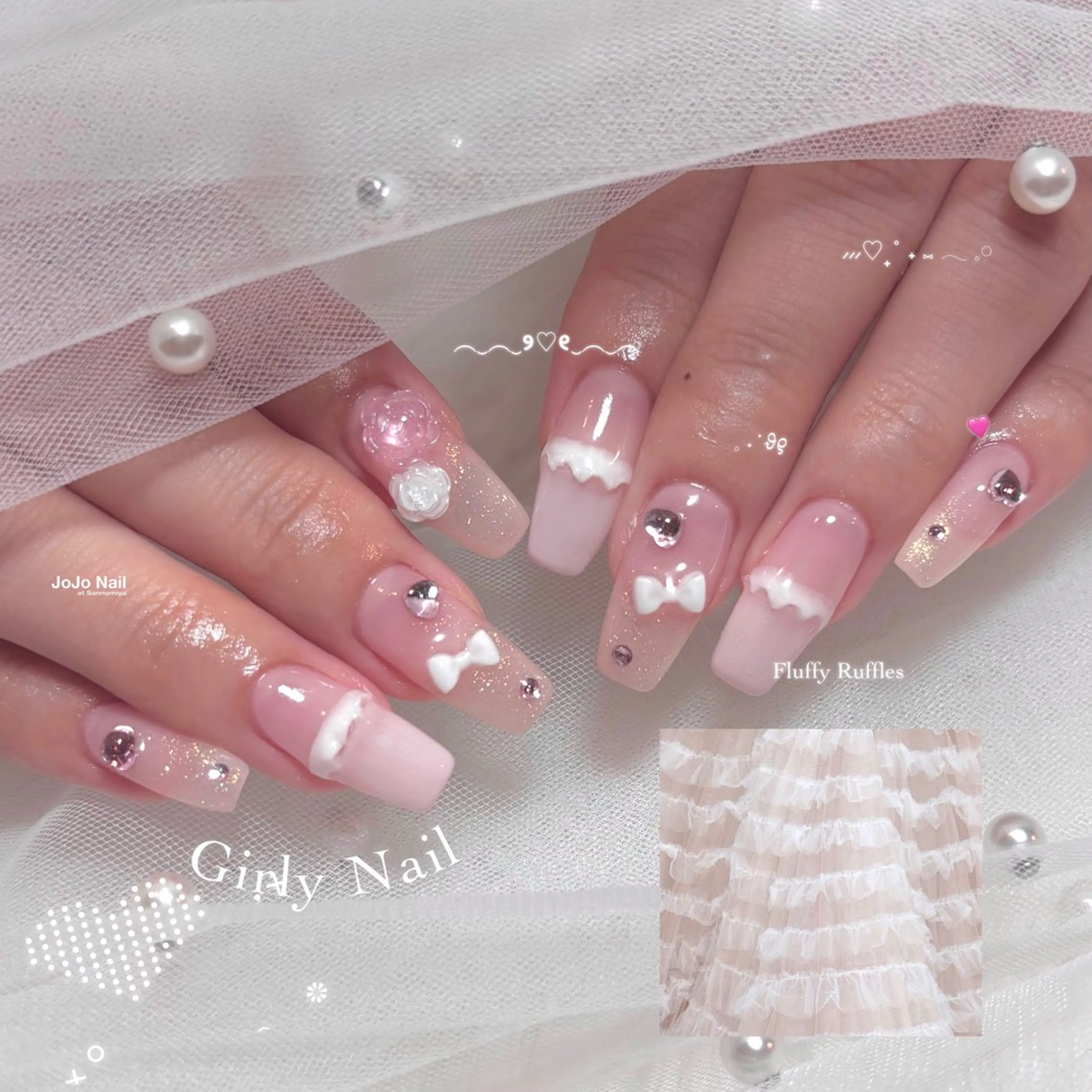 ネイル 持ち込み ハンドネイル SERINA.K /JOJO@三宮のネイルデザイン