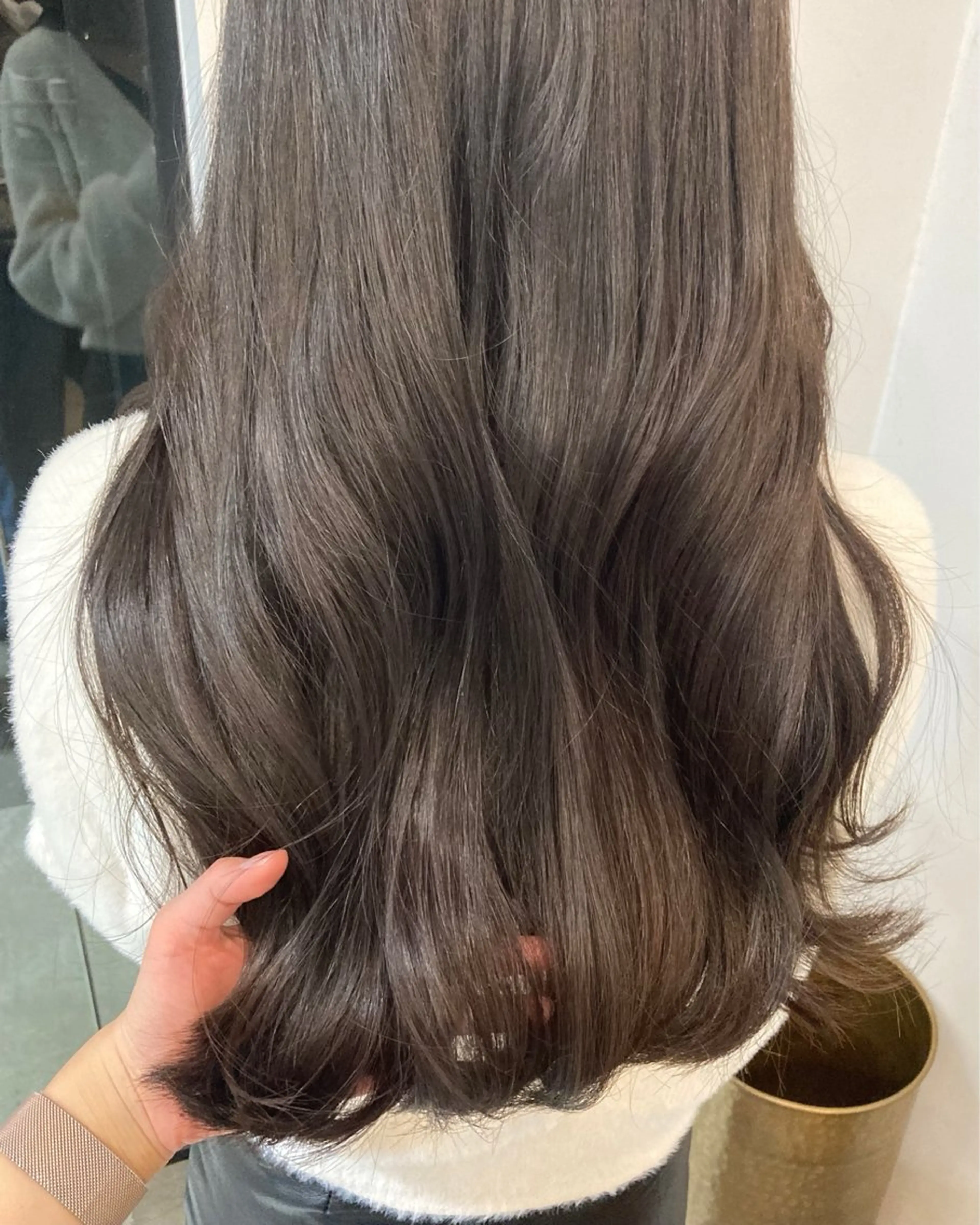 ロング カラー ブリーチ 透明感カラー ブリーチなしカラー カット ヘアカラー KANO🌷 ブリーチなしカラーのヘアスタイル