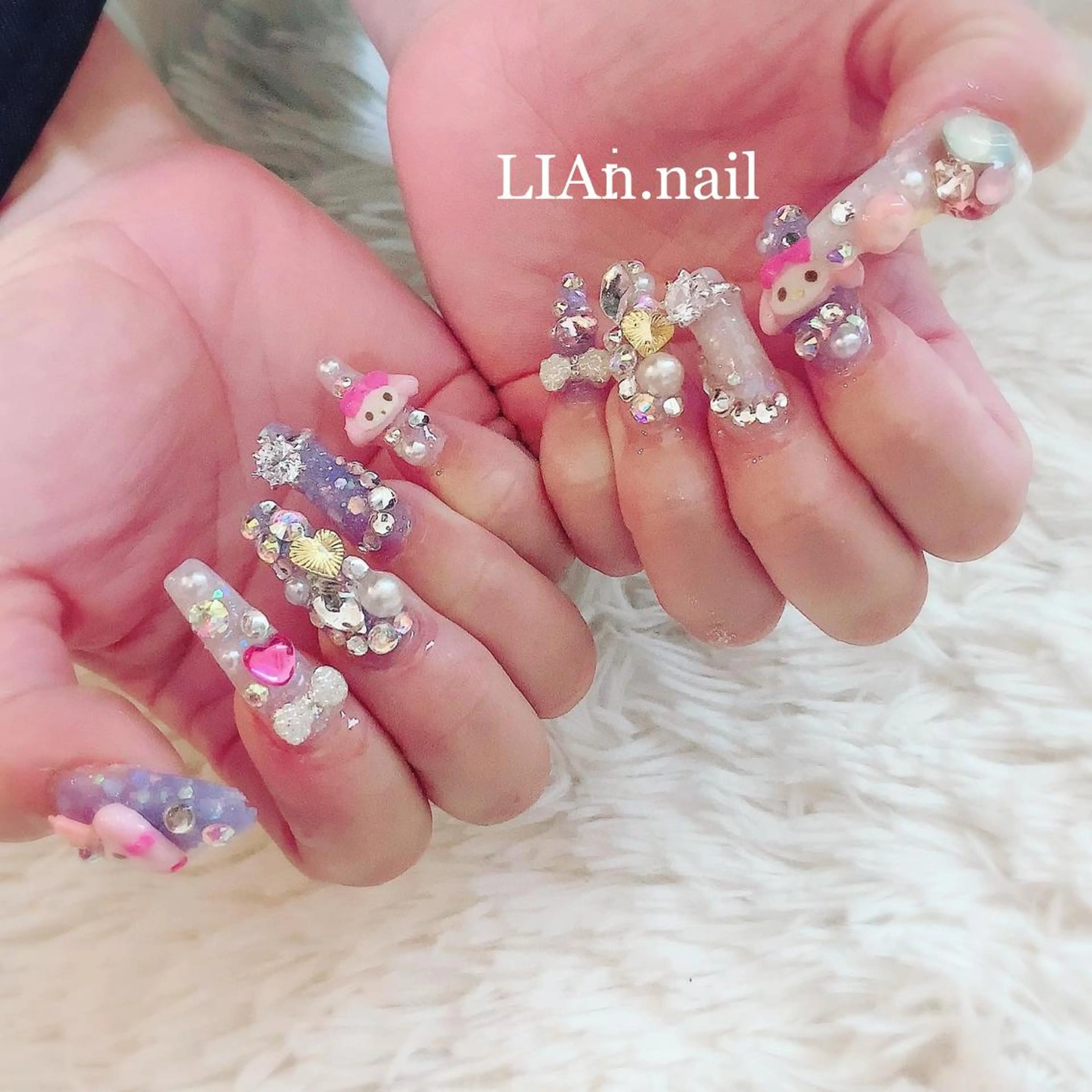 ネイル スカルプネイル Lian nailのネイルデザイン