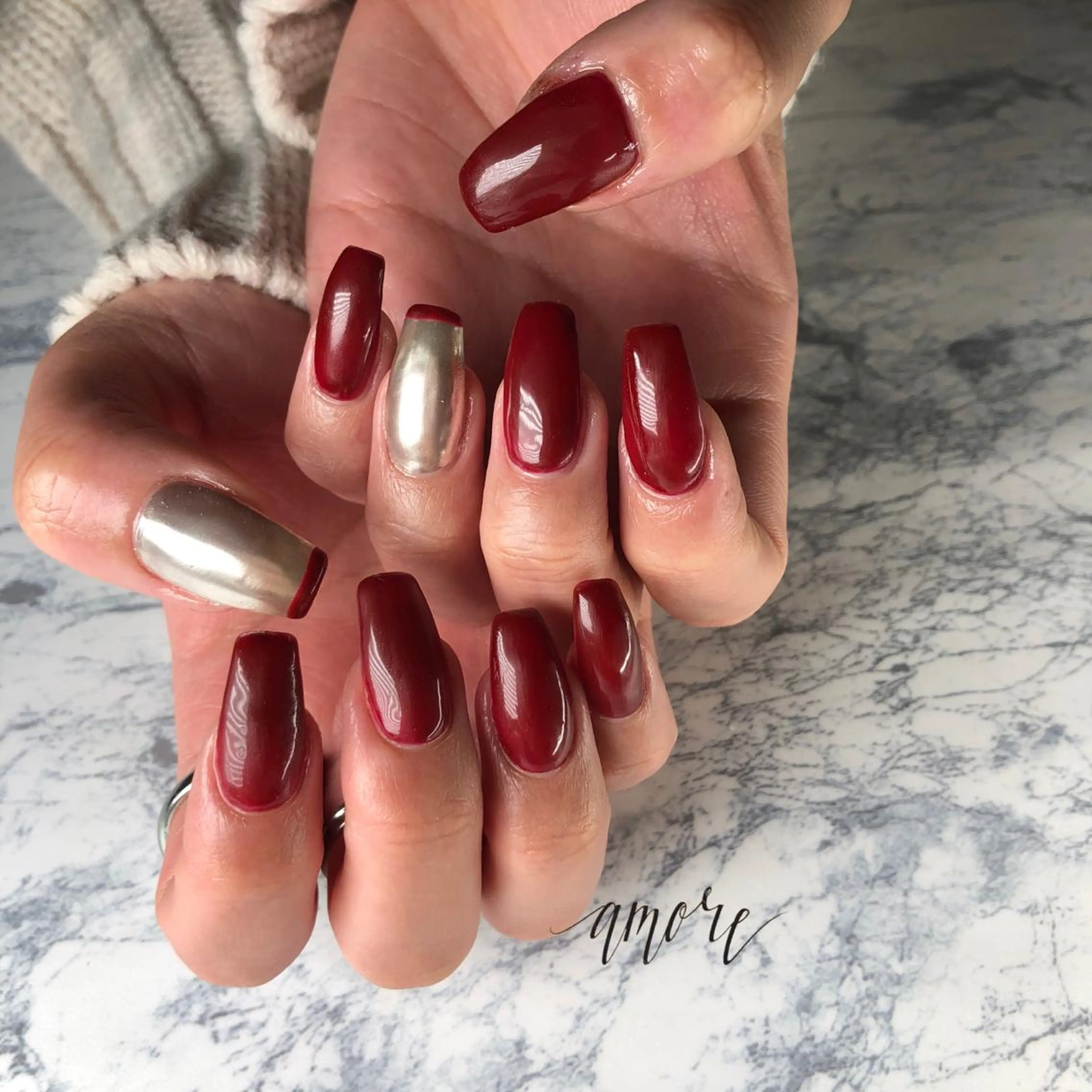 ネイル ジェルネイル 氷ネイル・うるうるネイル マグネットネイル ミラーネイル ニュアンスネイル You kyehwaのネイルデザイン