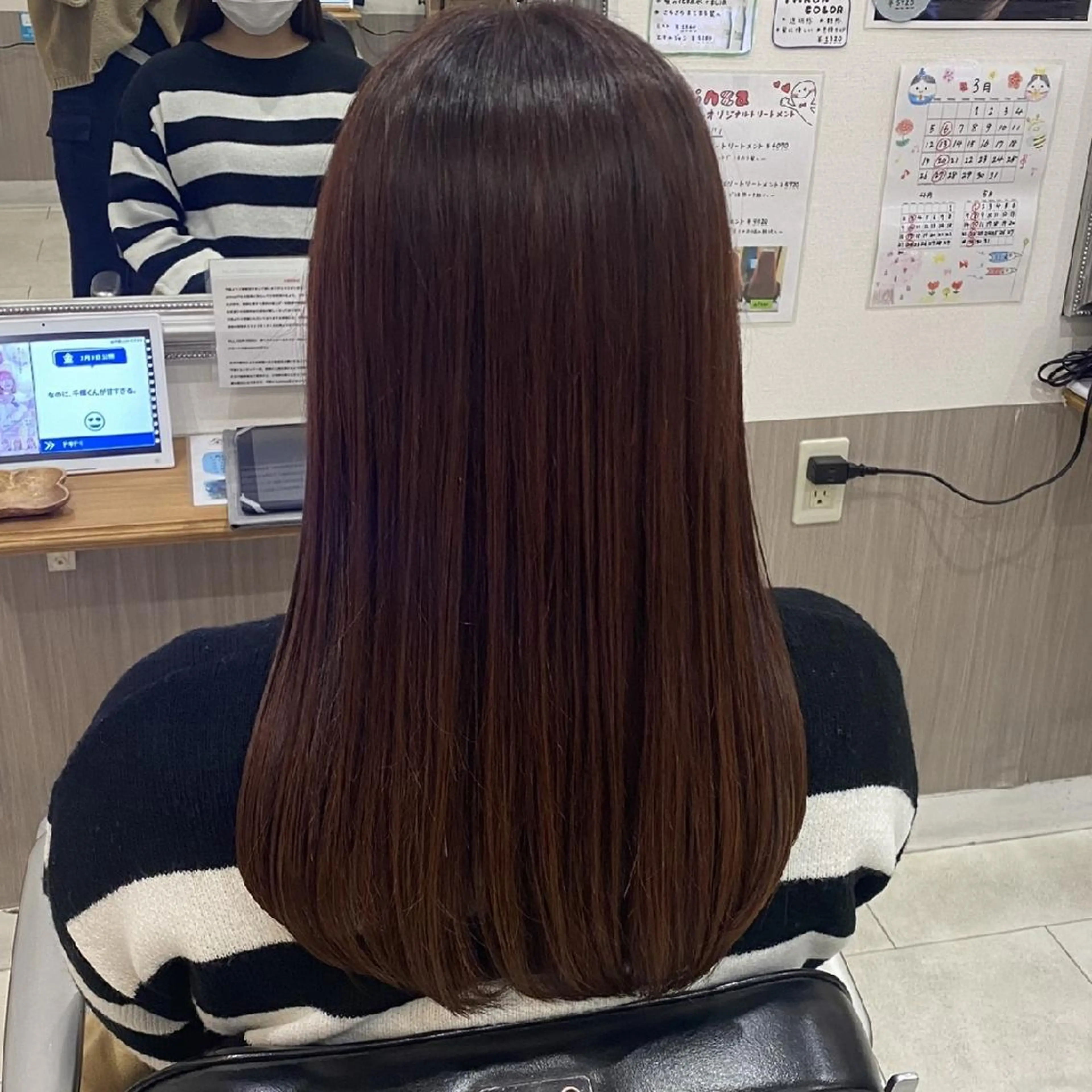 カラー ヘアカラー 暖色🍎透明感カラー 🩵小林かりんのヘアスタイル