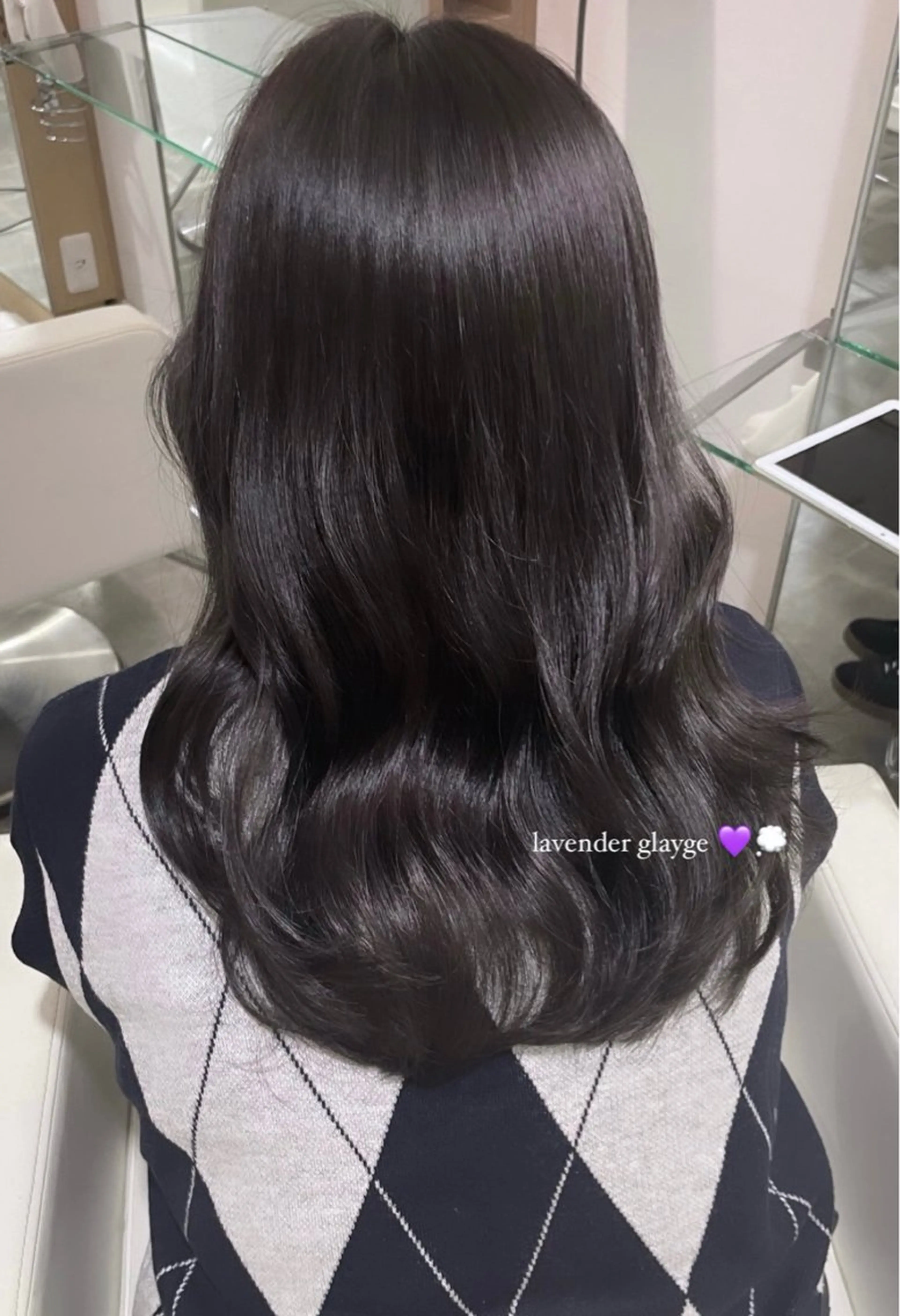 セミロング 🤍透明感カラー ソメヤナナ 🤍のヘアスタイル