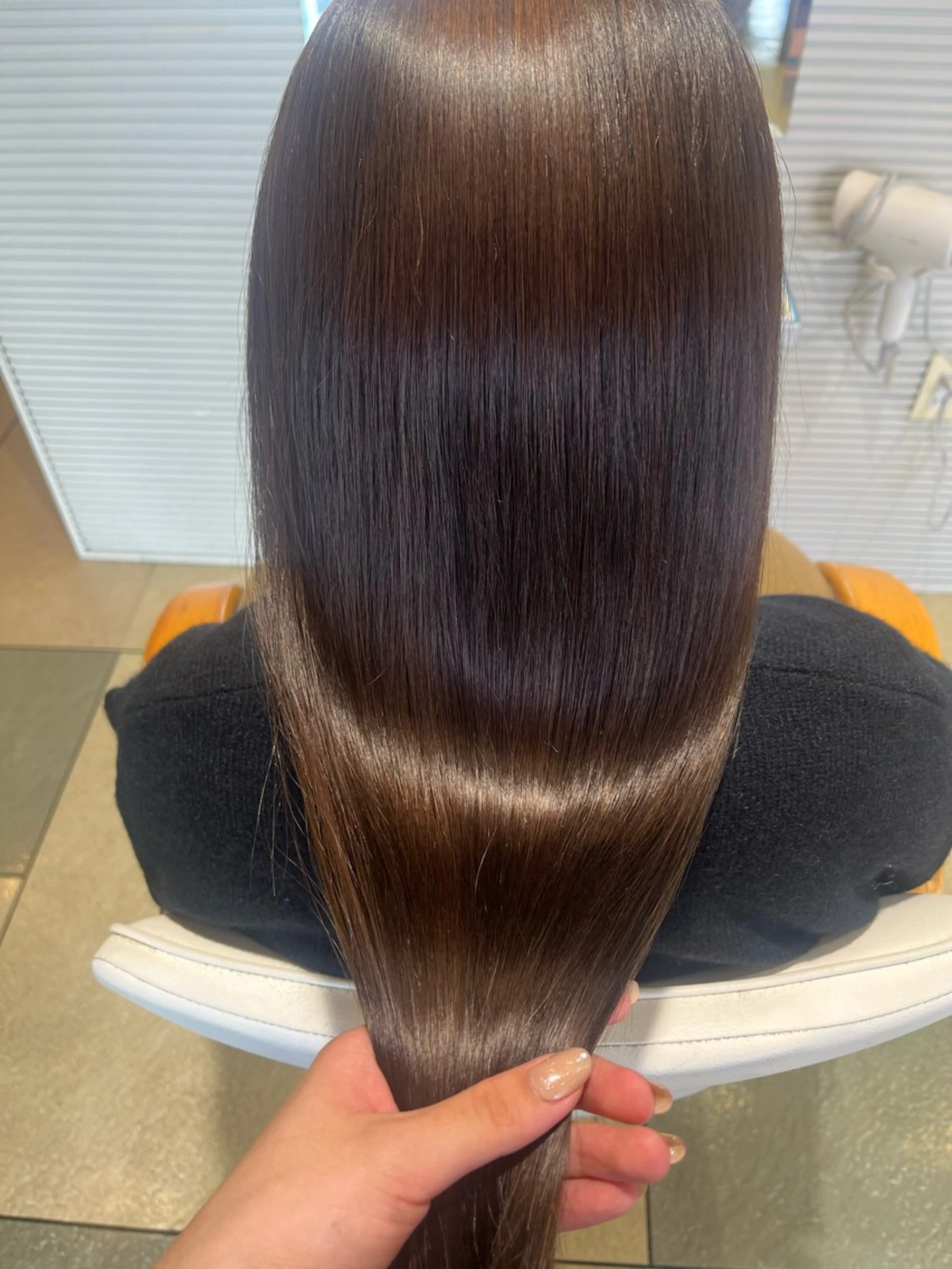 ロング カラー カット ヘアカラー トリートメント ベージュカラー⌇﻿ くびれヘア.𐙚心音のヘアスタイル