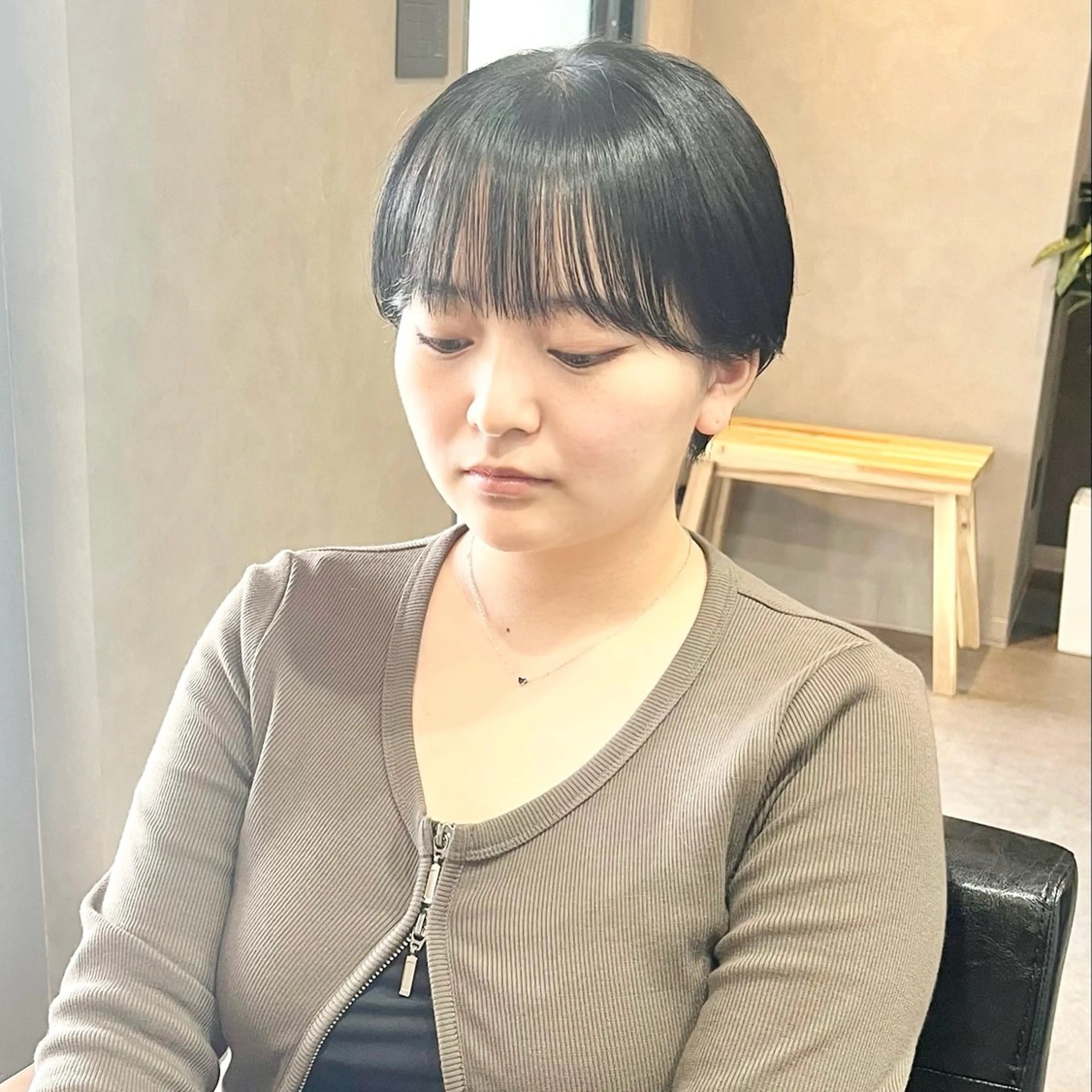 ショート カラー 瀧　元気/ショート/ 白髪ぼかし/髪質改善のヘアスタイル