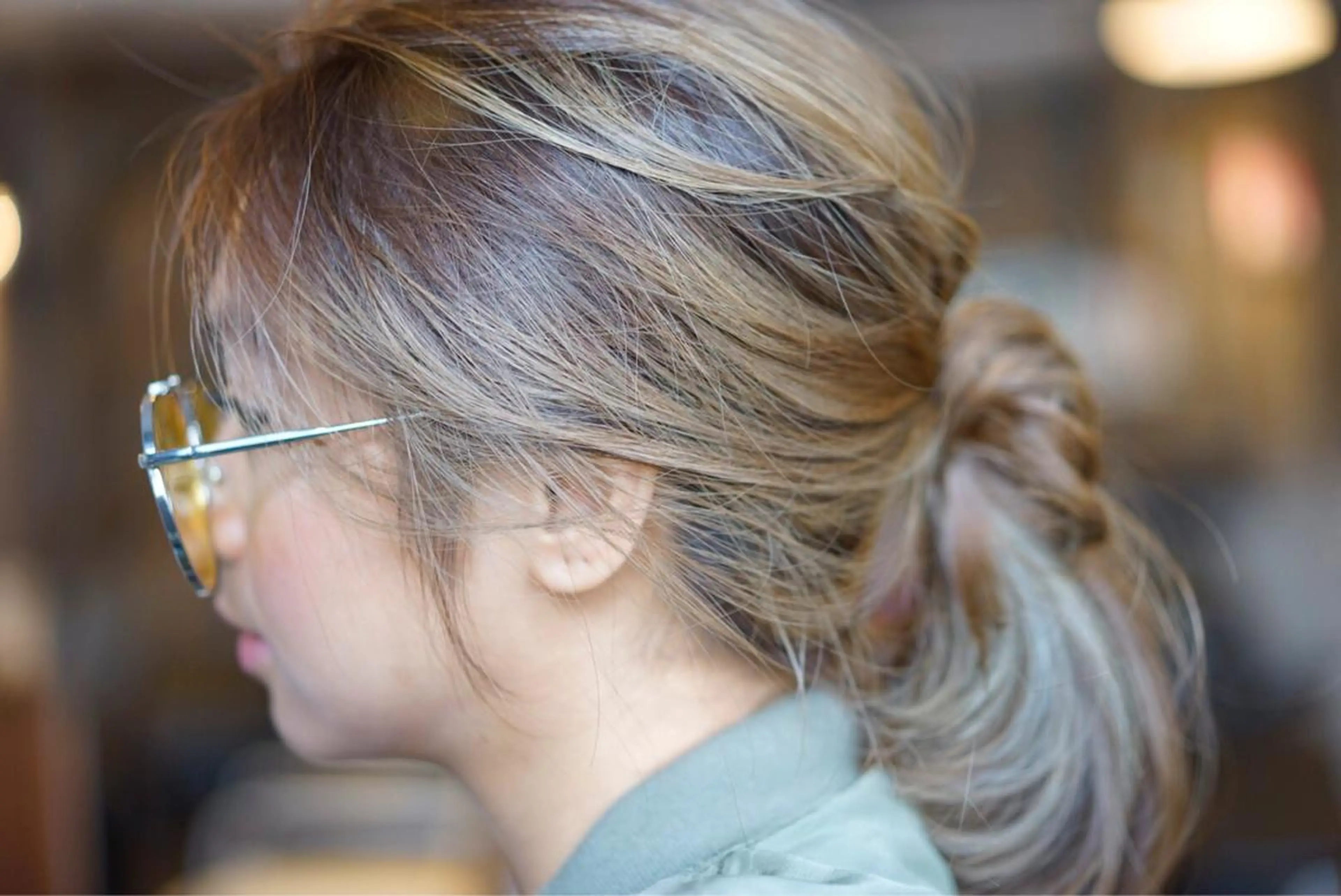 セミロング カラー 💘透明感カラー💘 沖本 将宏のヘアスタイル