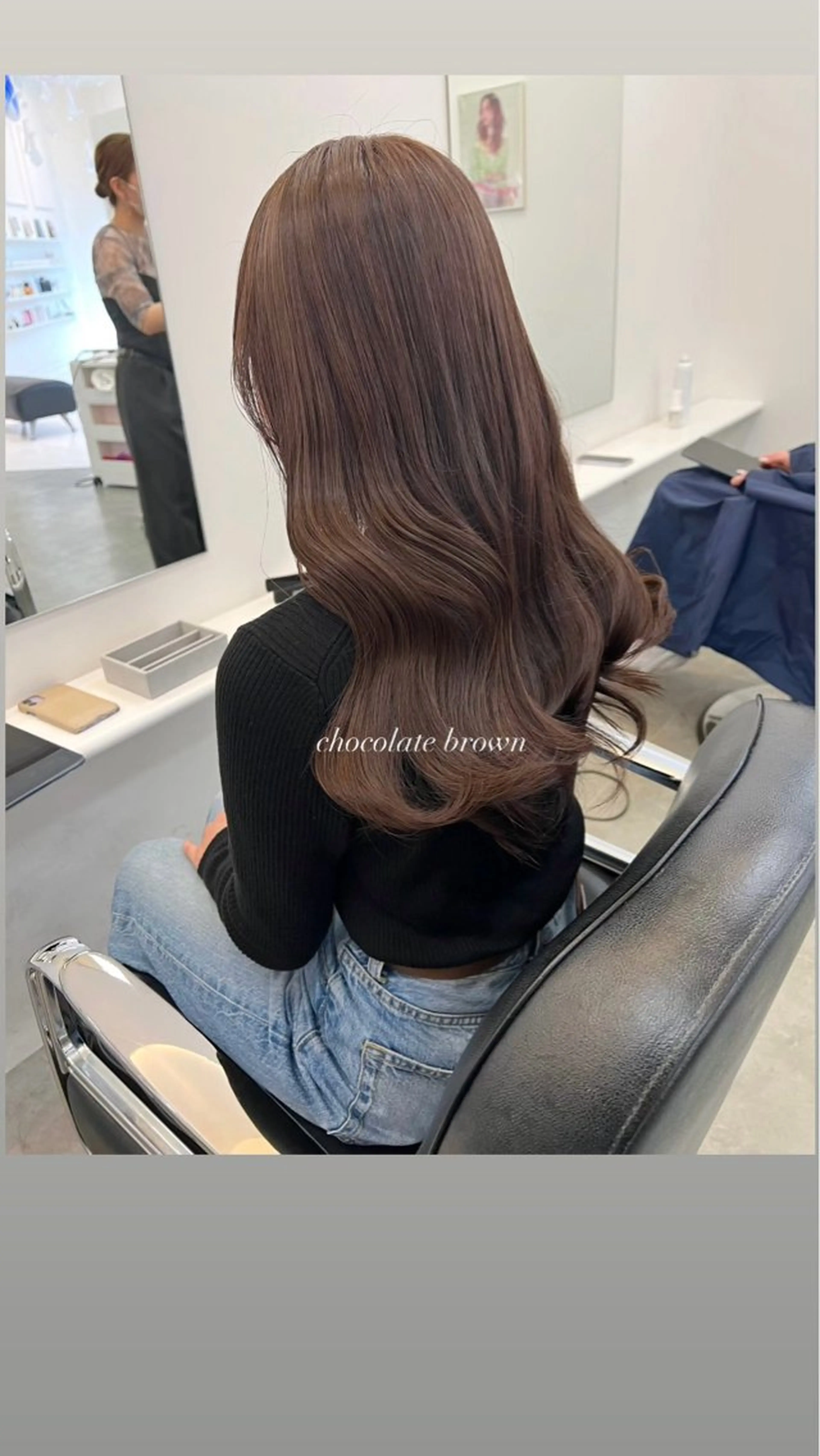 ロング ヘアカラー ParveMix 宮﨑 梨里のヘアスタイル