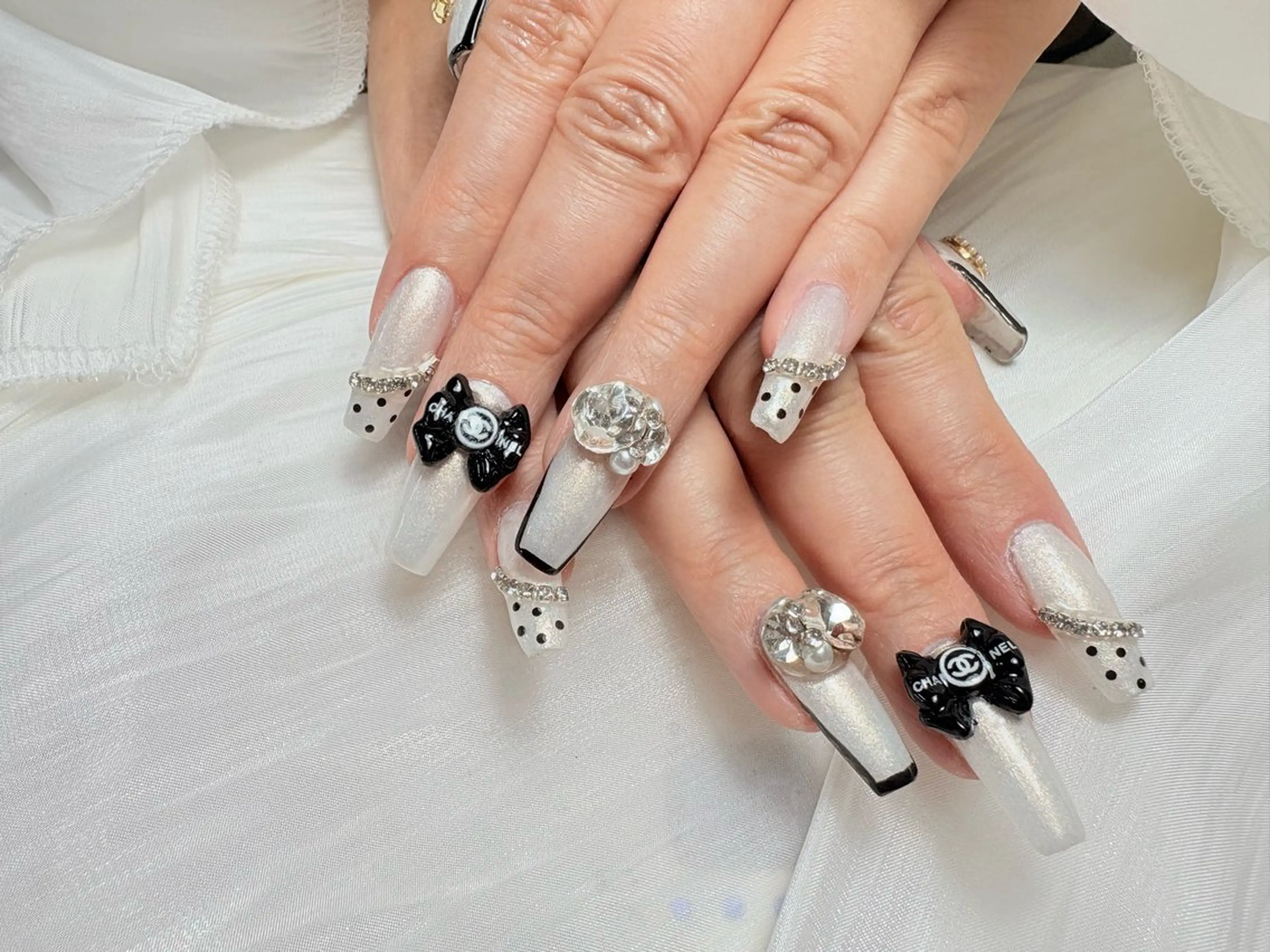 チップ長さ出し+持ち込みデザイン90分 11980+オフ別料金の写真