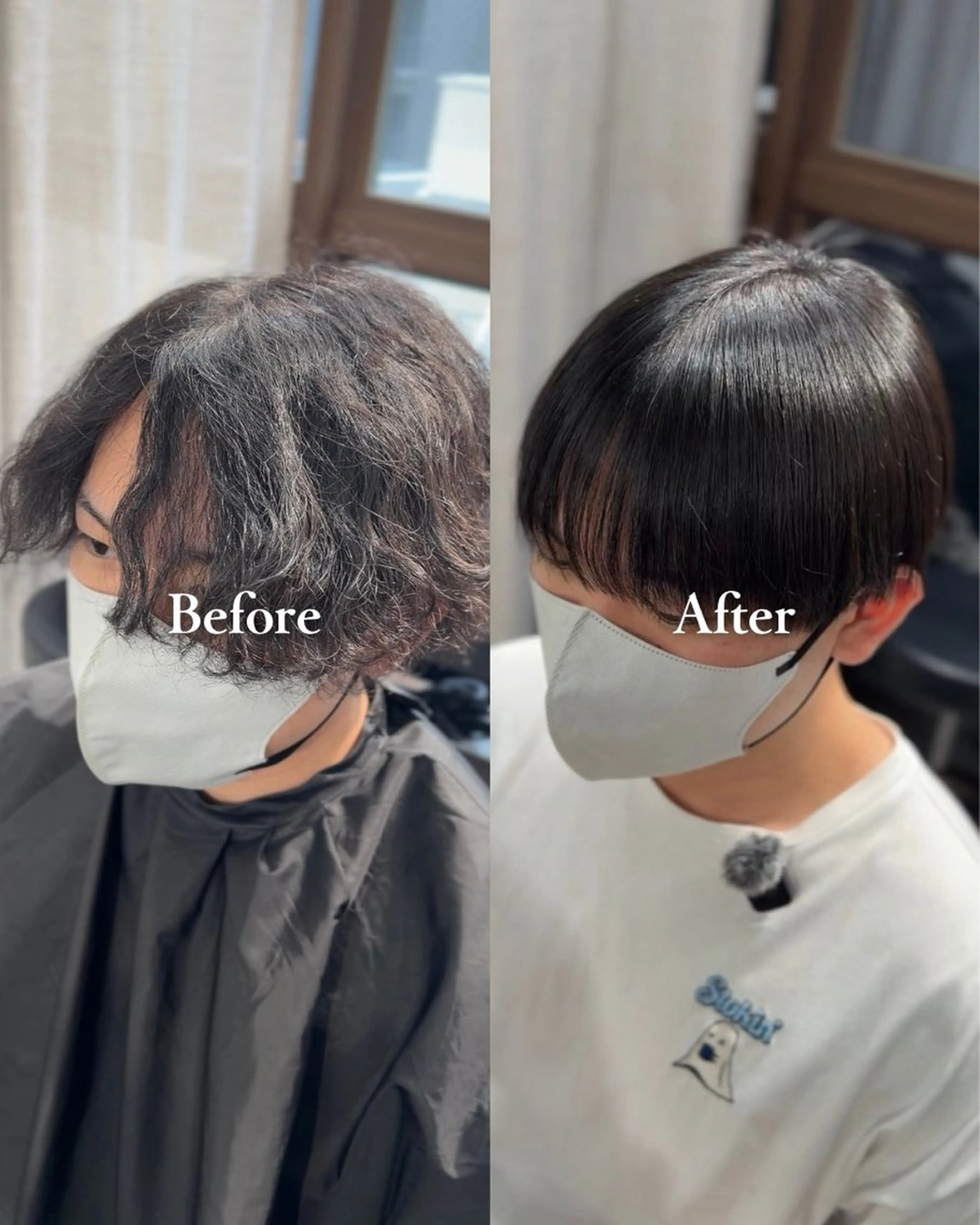 ショート メンズ カット 縮毛矯正 トリートメント メンズ縮毛矯正の スペシャリスト/札幌のヘアスタイル