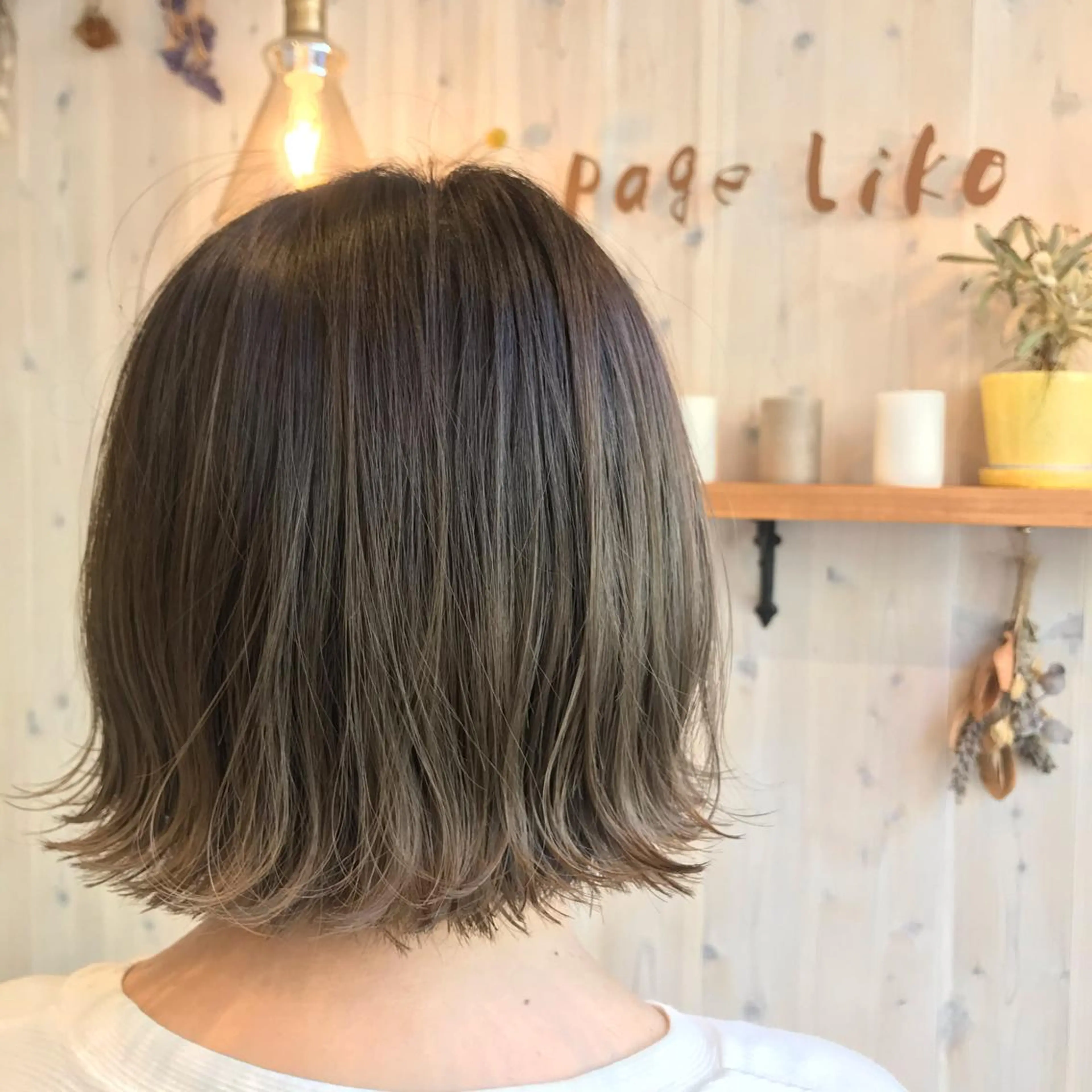 ショート カラー ブリーチ グラデーションカラー 透明感カラー/ 寺田千雅子のヘアスタイル