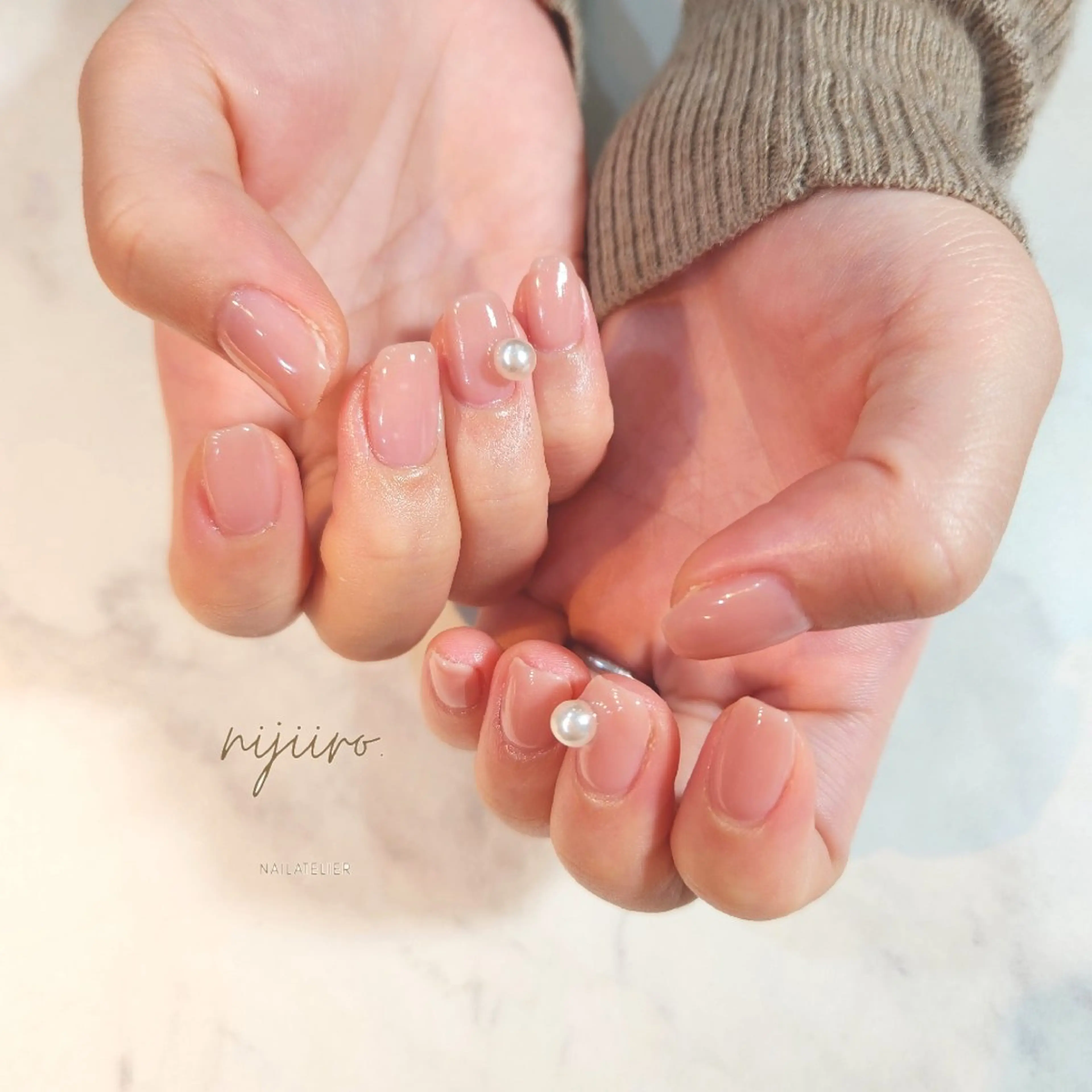 ネイル ハンドネイル nailatelier nijiiro.所属・nijiiro🌈 サトウのネイルデザイン