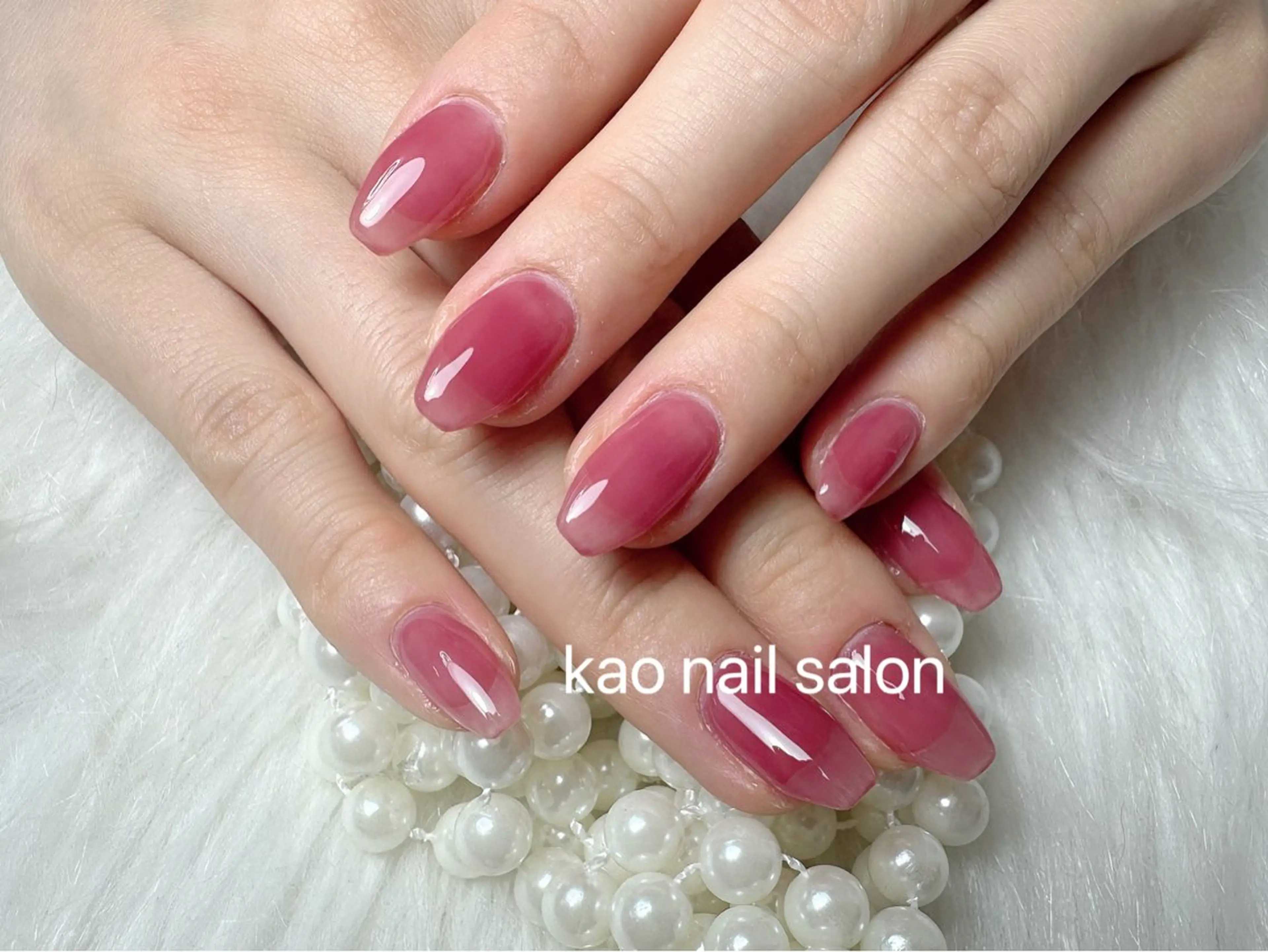 ネイル ハンドネイル kao nail マグネット/長さだしのネイルデザイン
