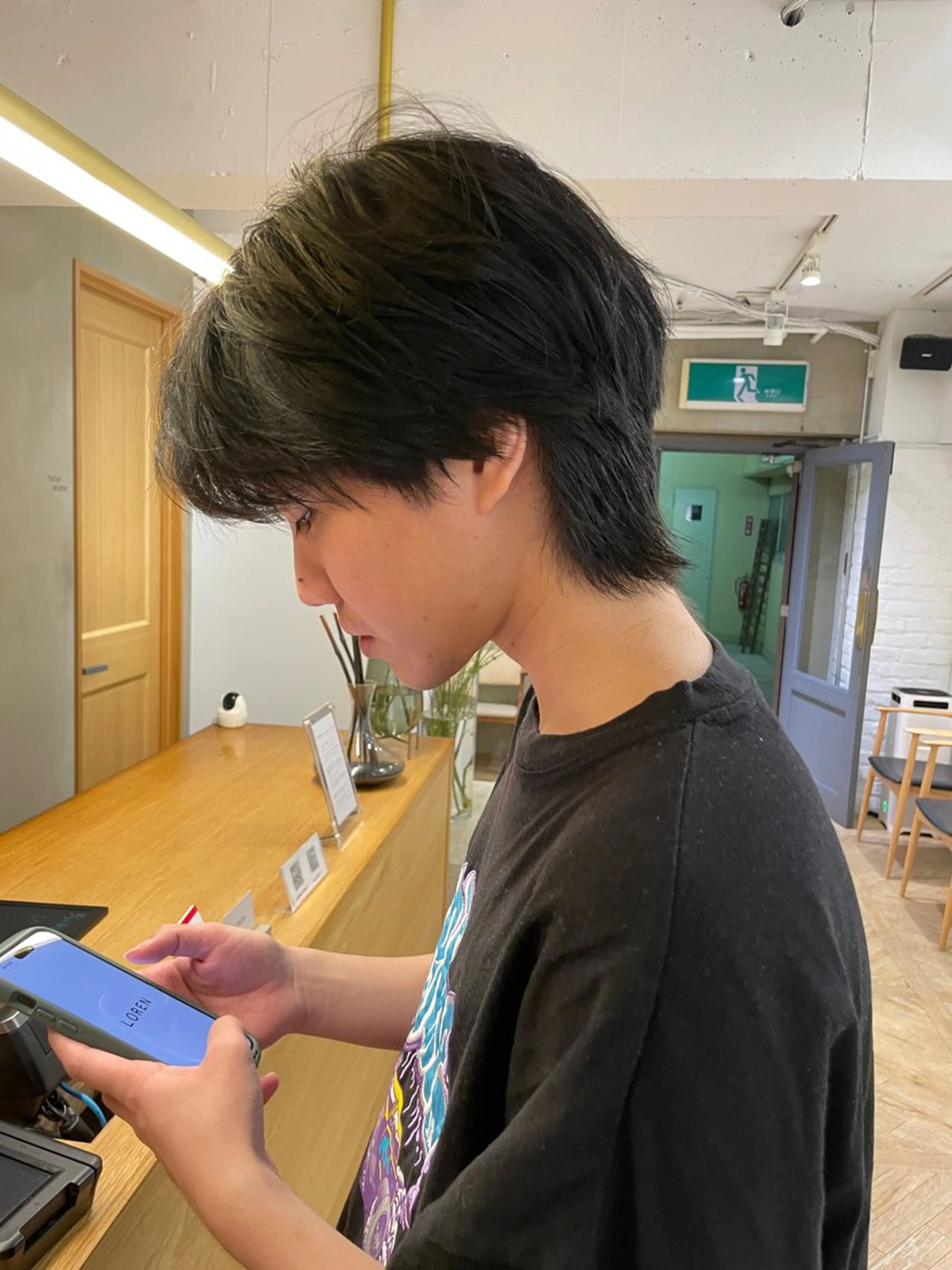 メンズ 透明感🎀LOREN エリコ🌈のヘアスタイル