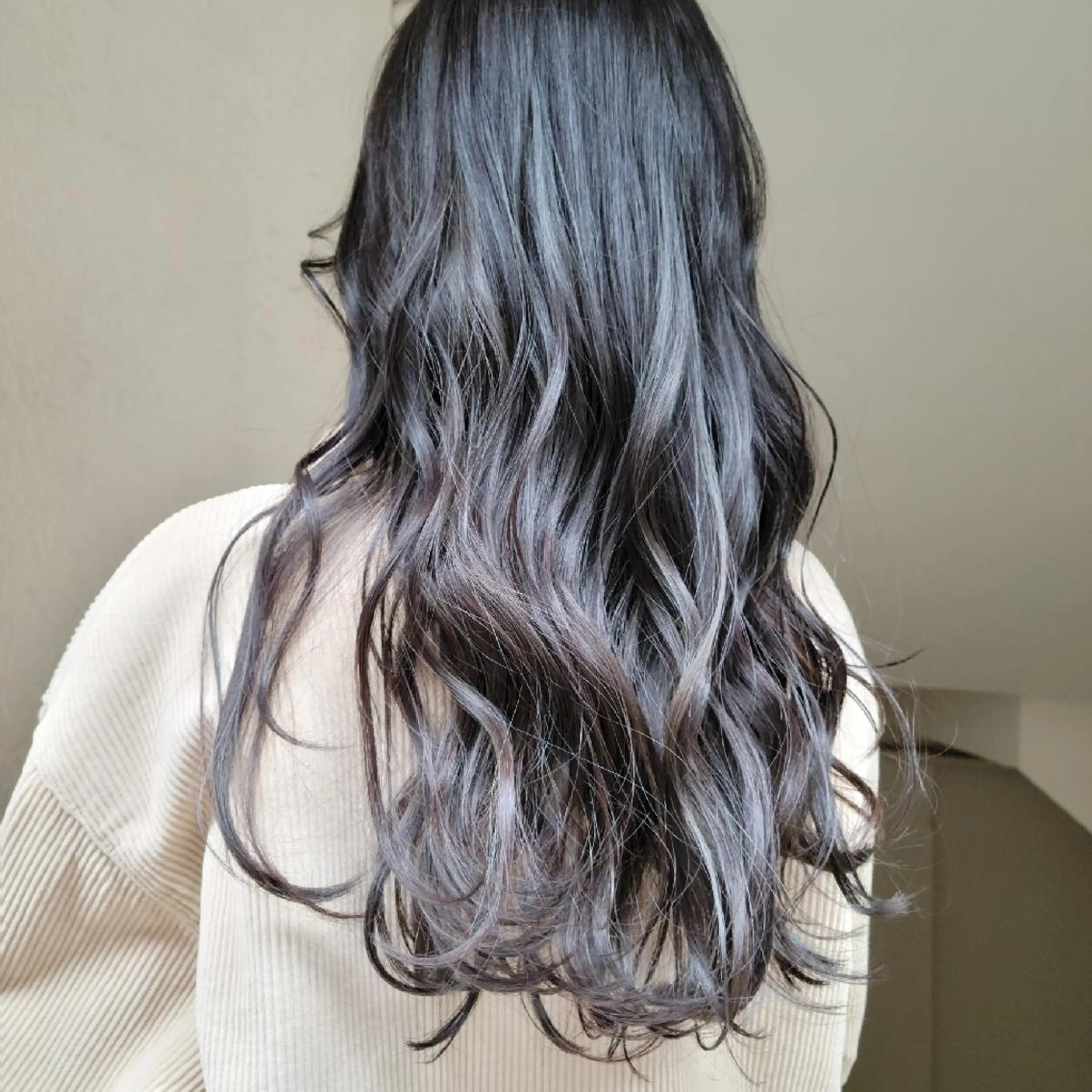 ロング カット ヘアカラー トリートメント 🇰🇷透明感×ハイ トーン🌟tomoのヘアスタイル