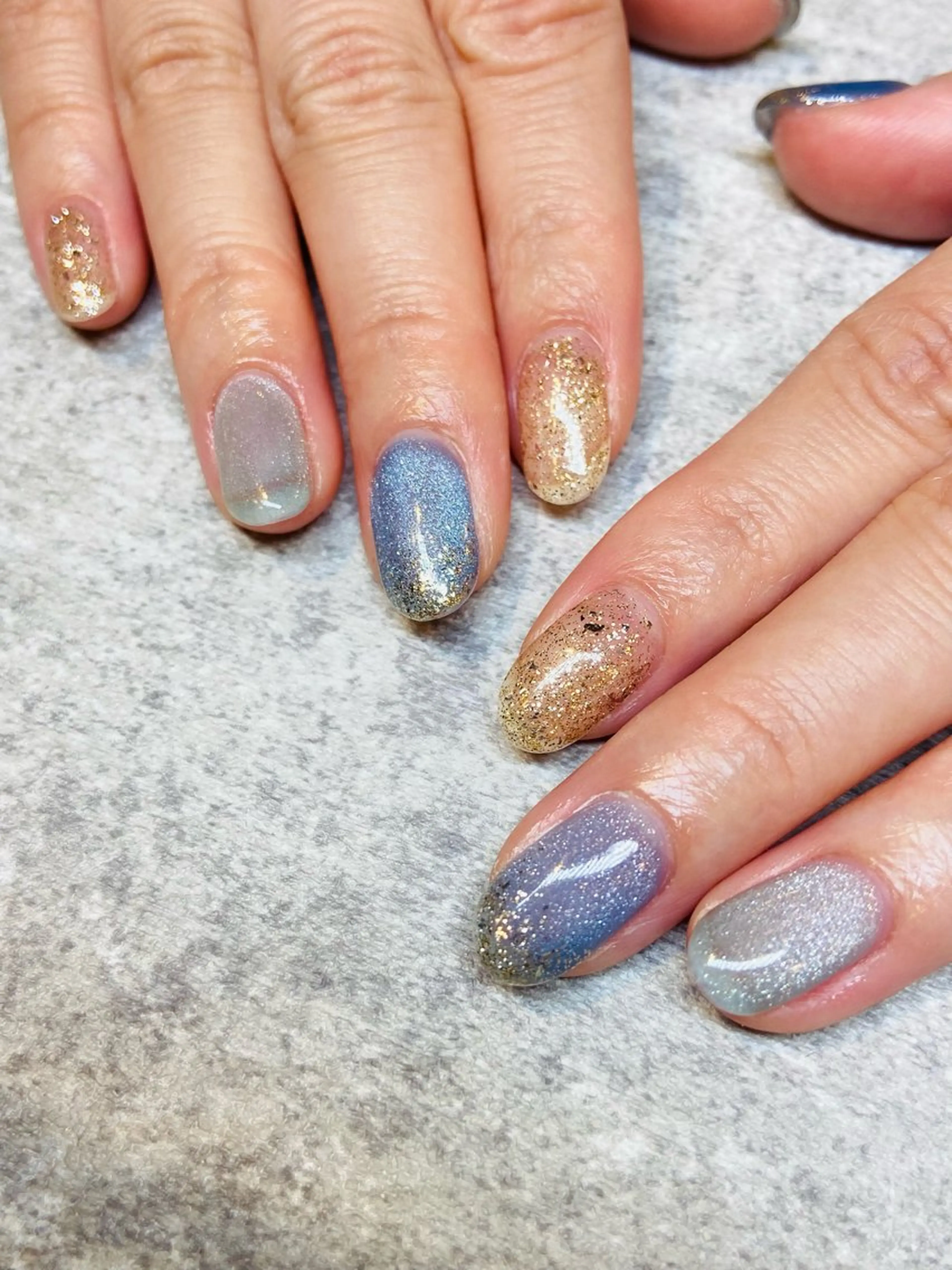 ネイル アプサラスプティ 中村のネイルデザイン