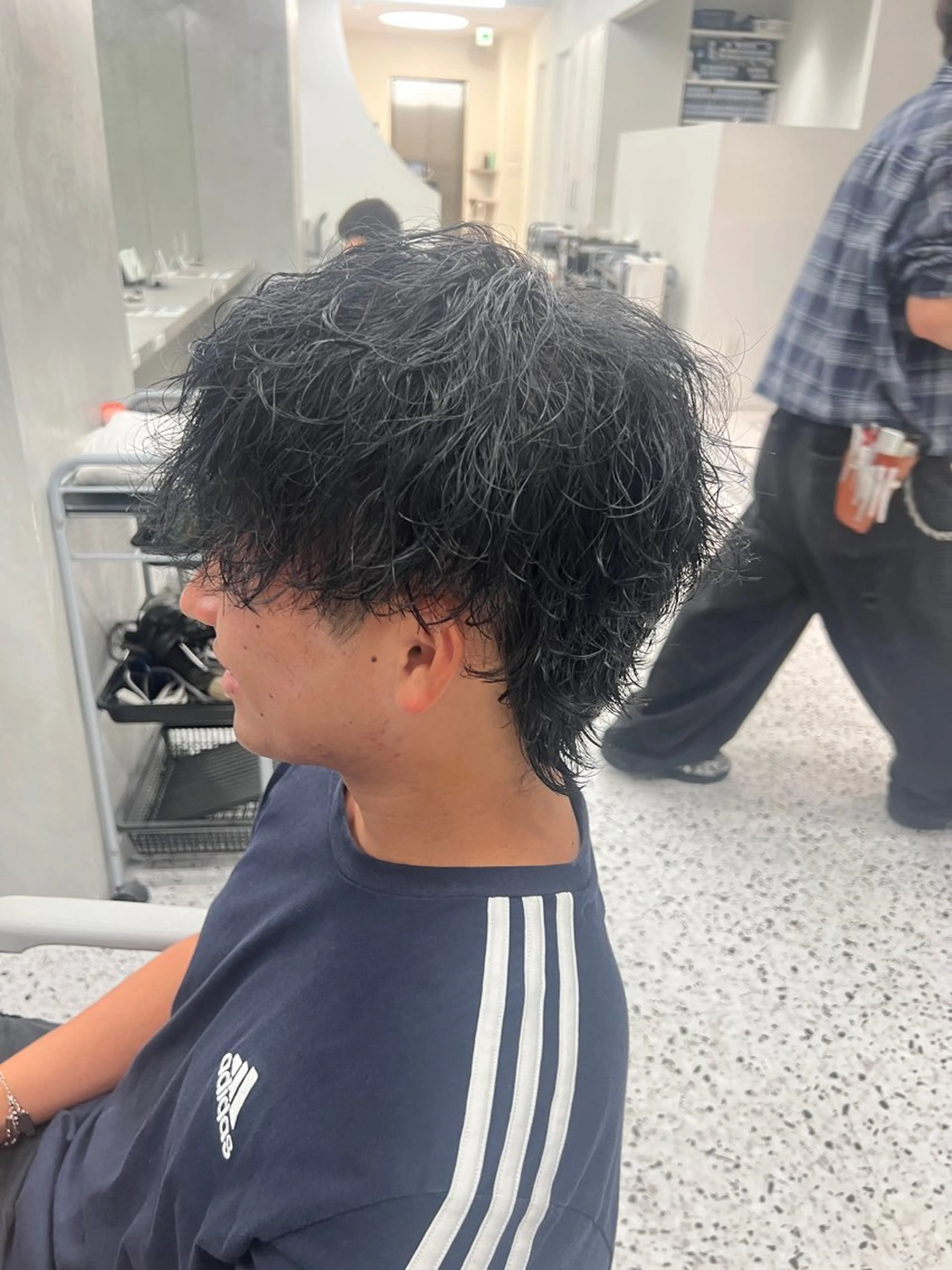 ショート カラー パーマ Ace men's salon 名駅所属・あずこう/メンズヘア /メンズパーマのヘアスタイル