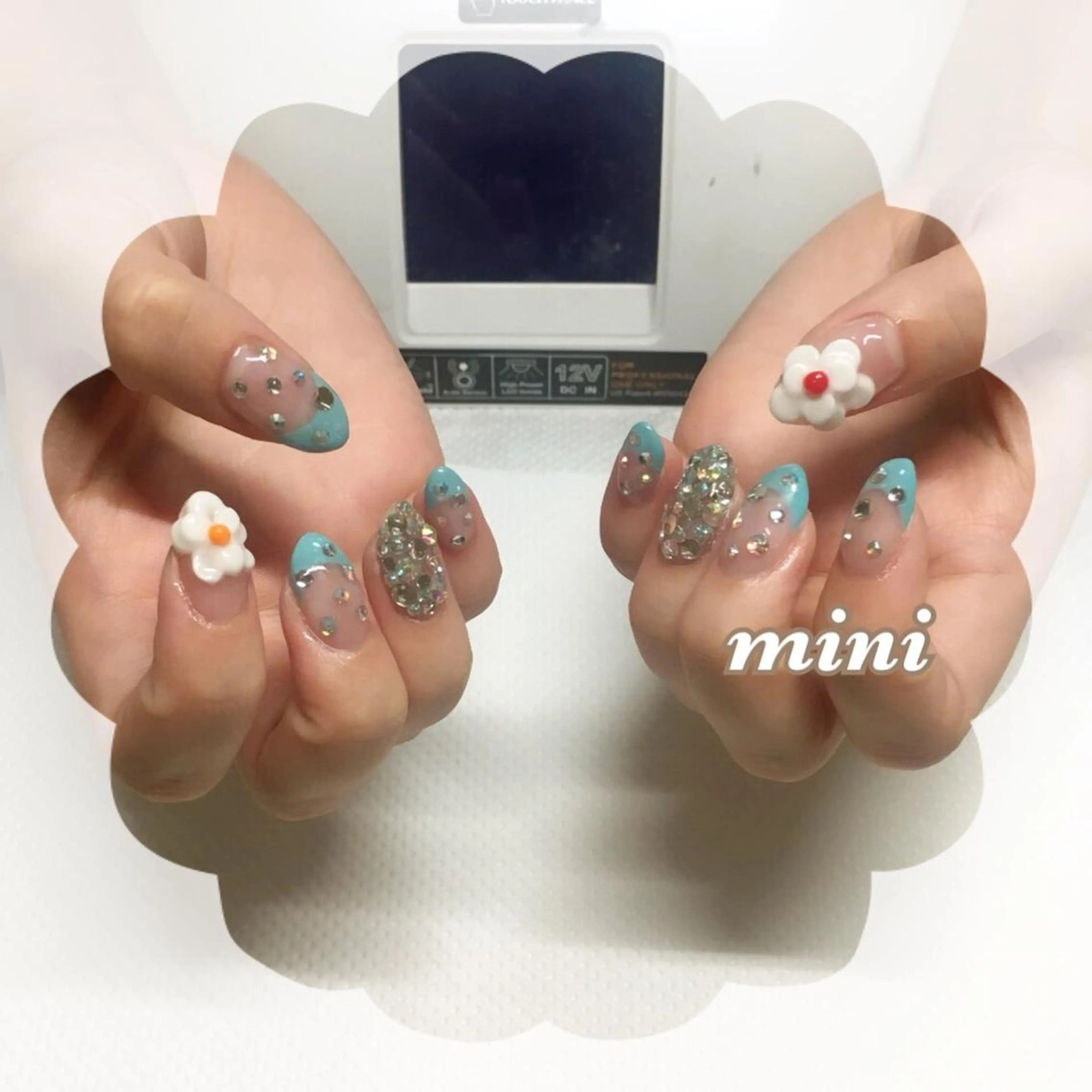 ネイル アートネイル ストーンネイル ハンドネイル いそやま あつこのネイルデザイン