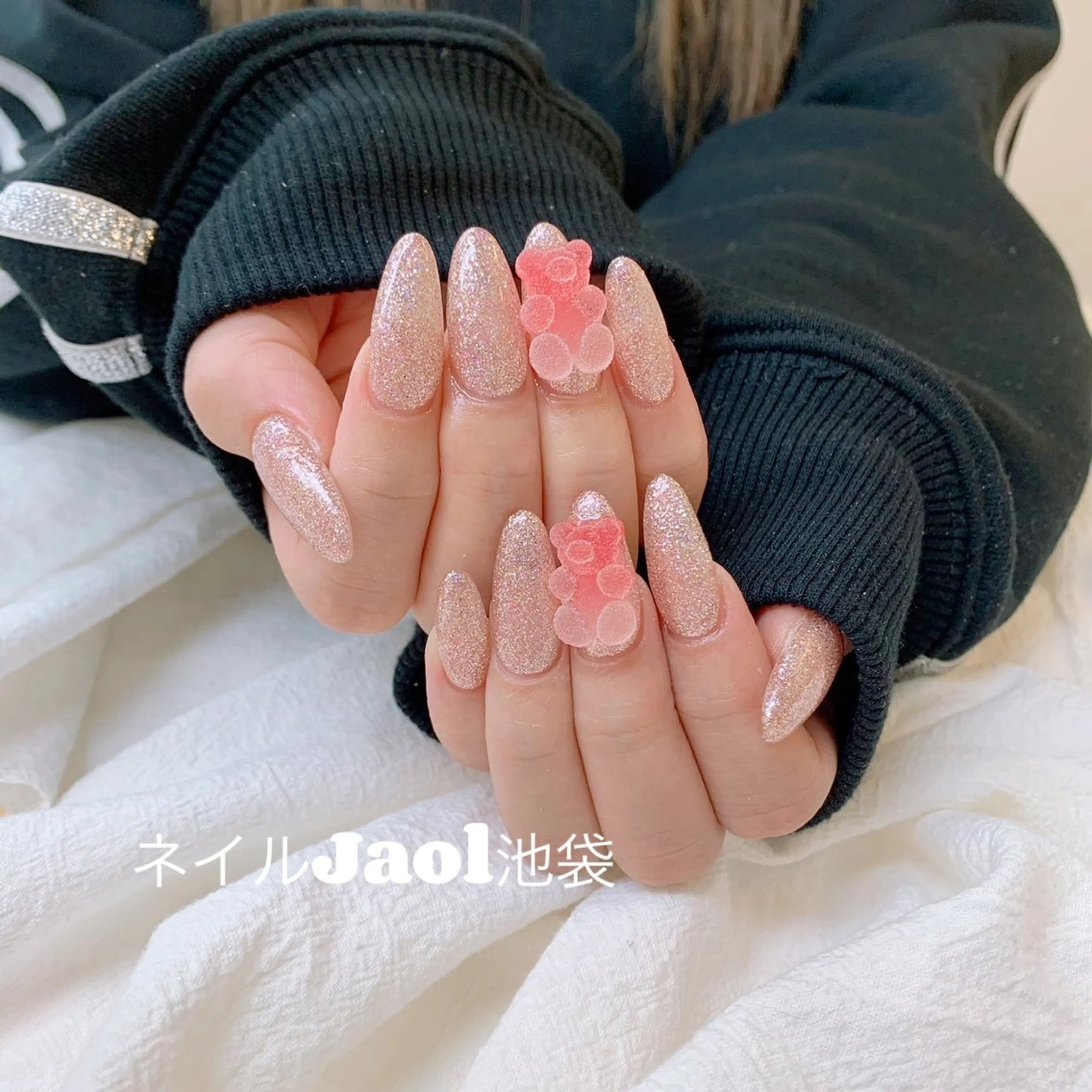 ロング ハンドネイル nail jaol池袋店所属・ネイルJaol 池袋のネイルデザイン