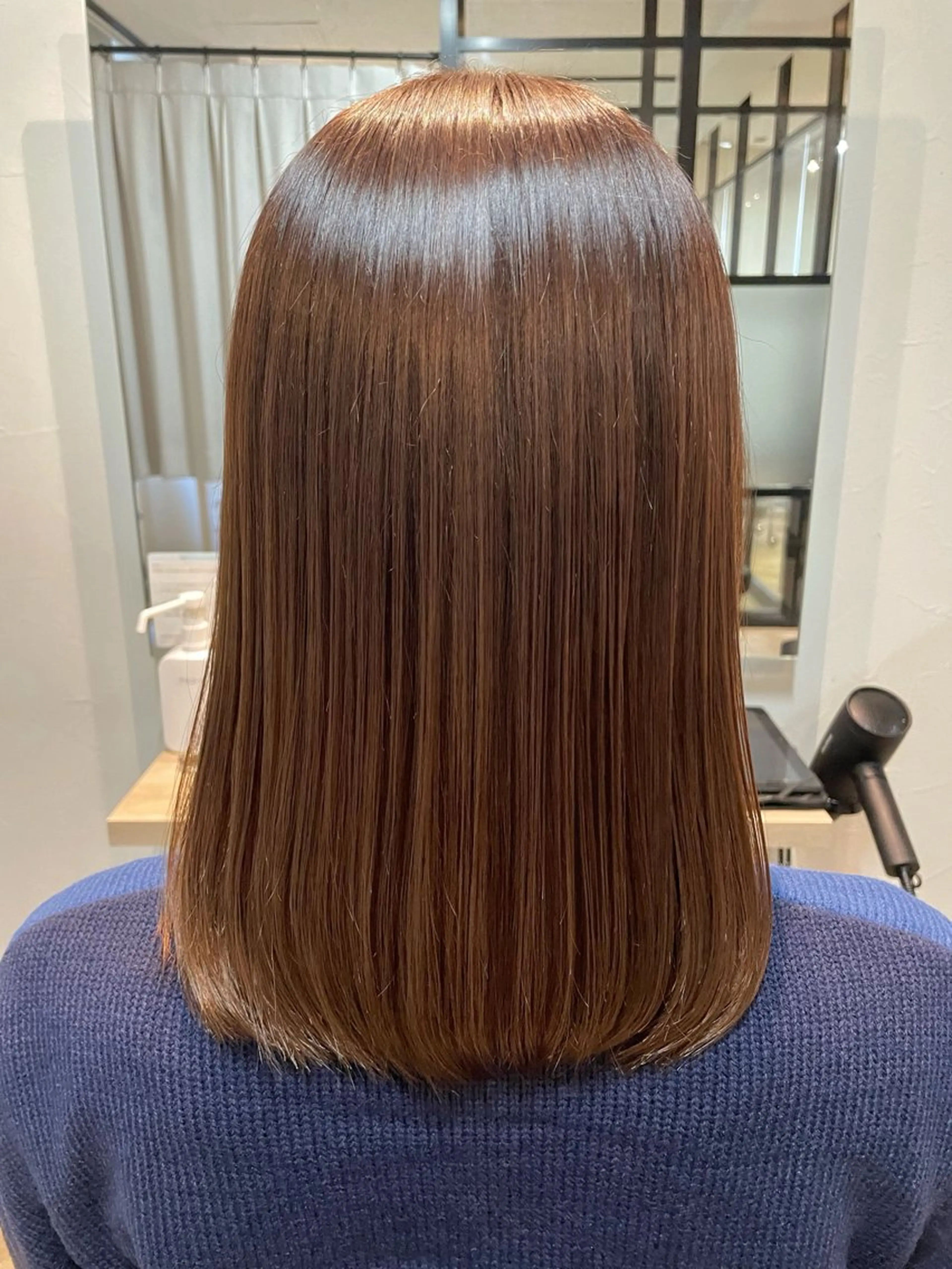 セミロング カラー ブラウンカラー ナチュラルブラウン tocca /せりなのヘアスタイル