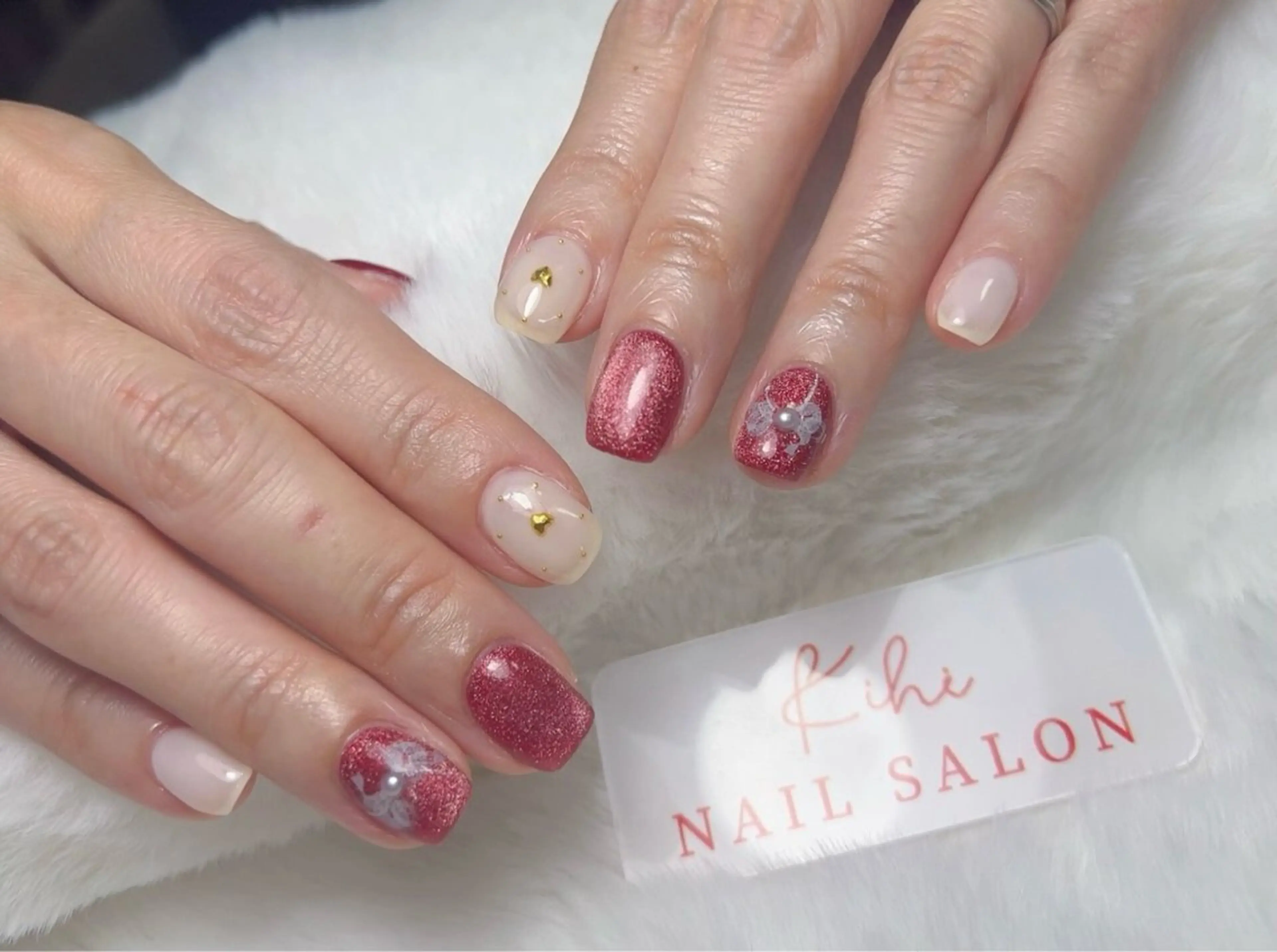 ネイル アートネイル フレンチネイル ジェルネイル グラデーション 韓国ネイル ハンドネイル 久保田 マリコのネイルデザイン