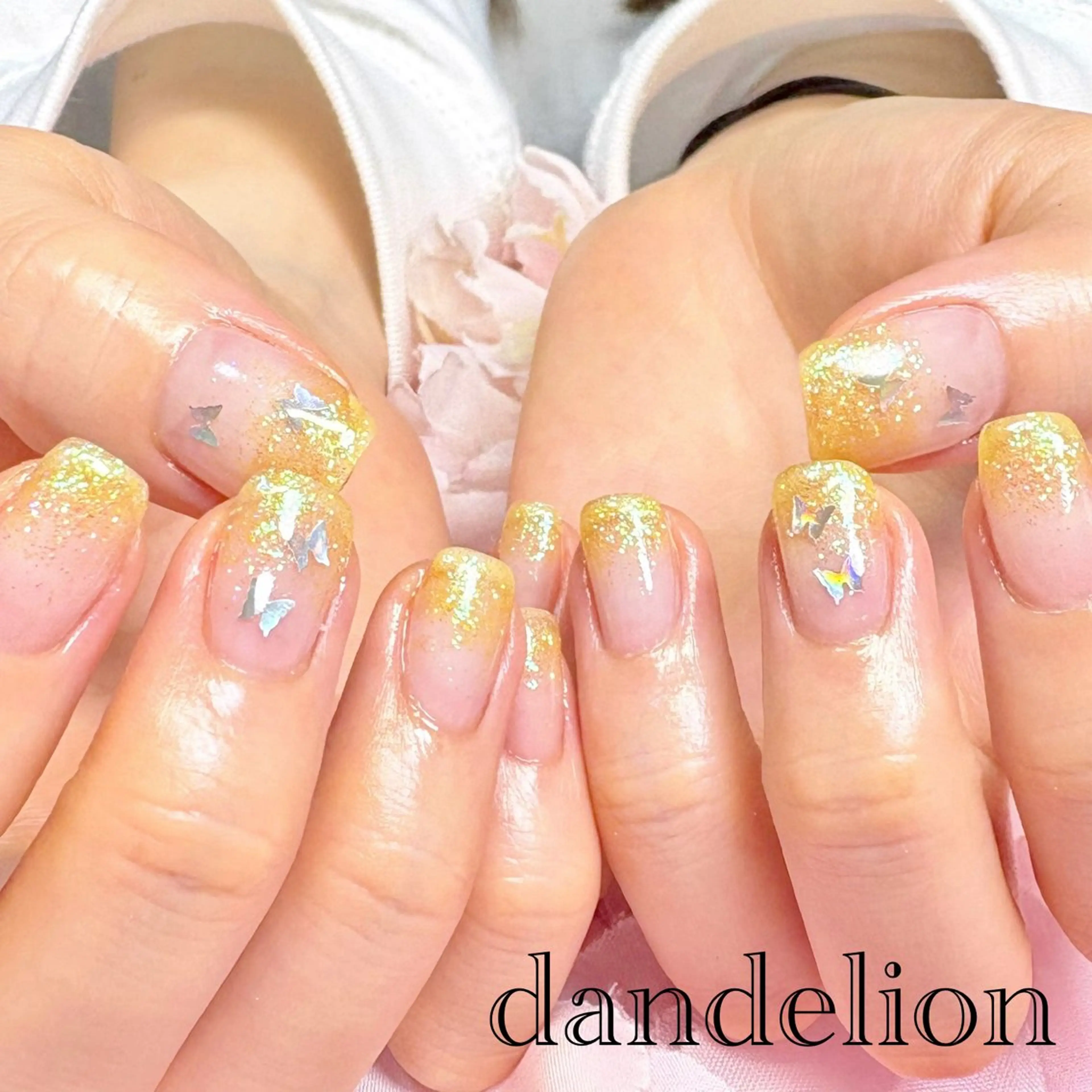 ネイル ハンドネイル ハンドケア dandelion ダンデライオンのネイルデザイン