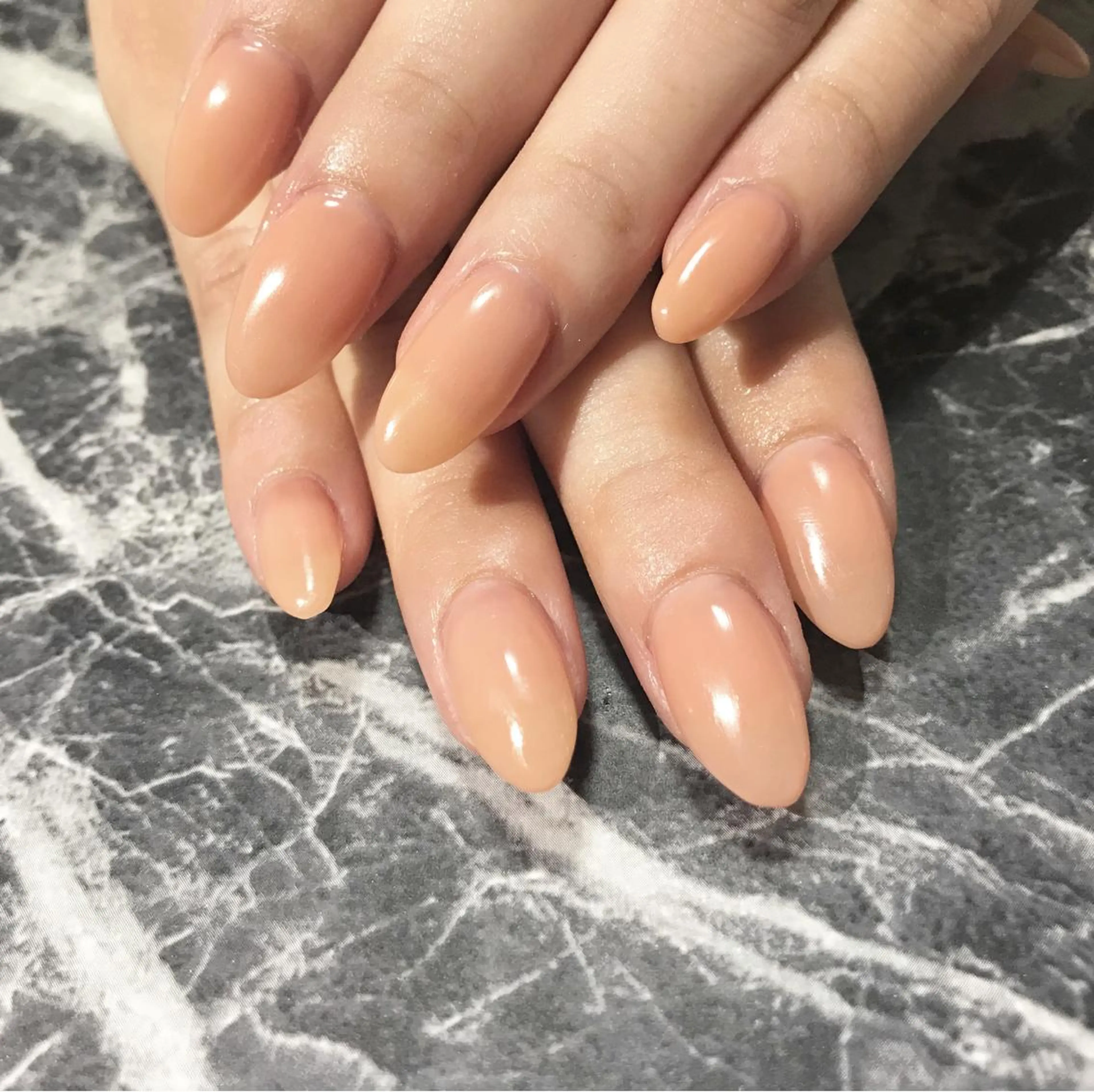 ネイル フットネイル ニュアンスネイル ワンカラーネイル シンプルネイル 春ネイル ネイル フフラ所属・nail fufla ♡yamane♡のネイルデザイン
