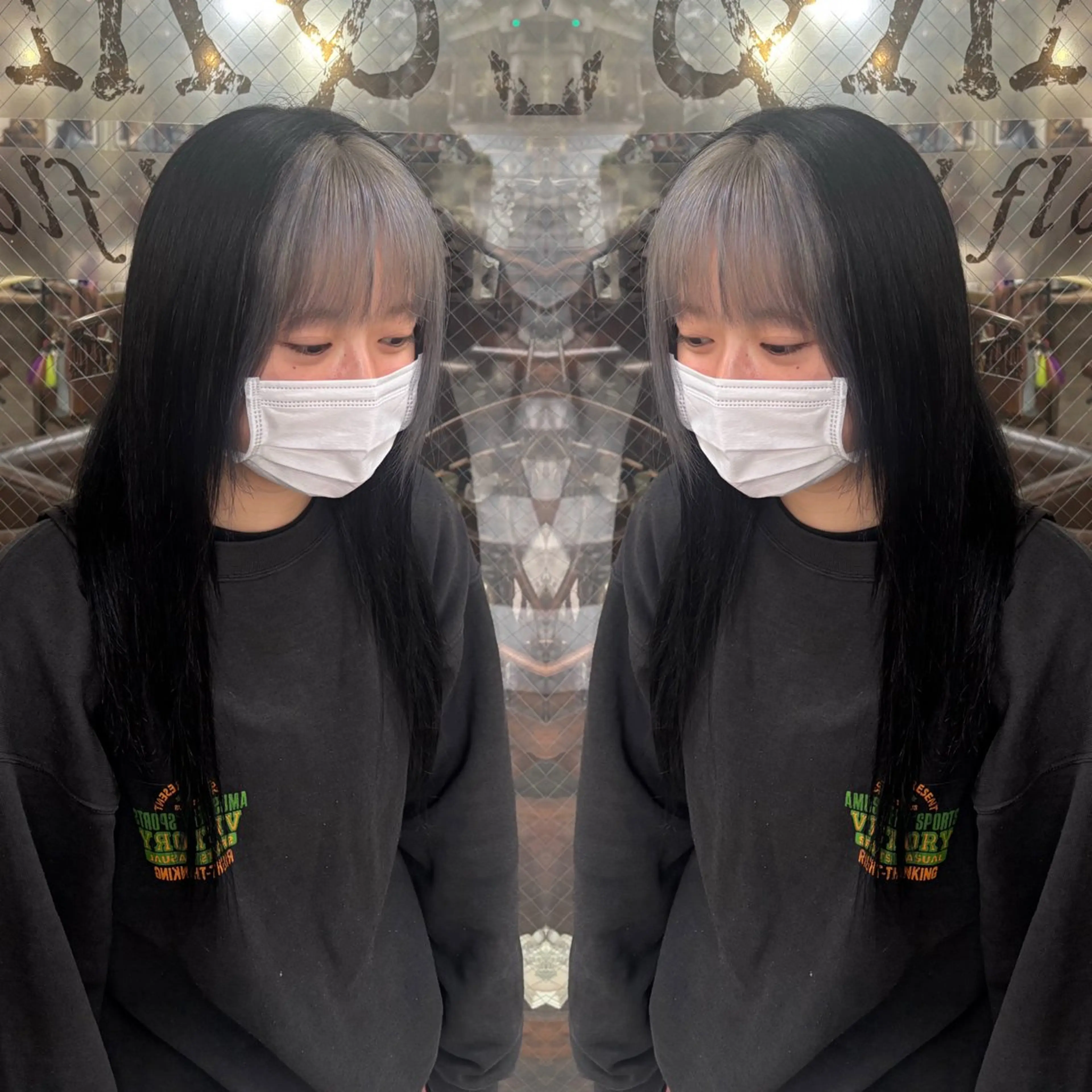 ロング カラー ヘアカラー トリートメント ☻モエカ/ハイトーン アレンジ☻のヘアスタイル