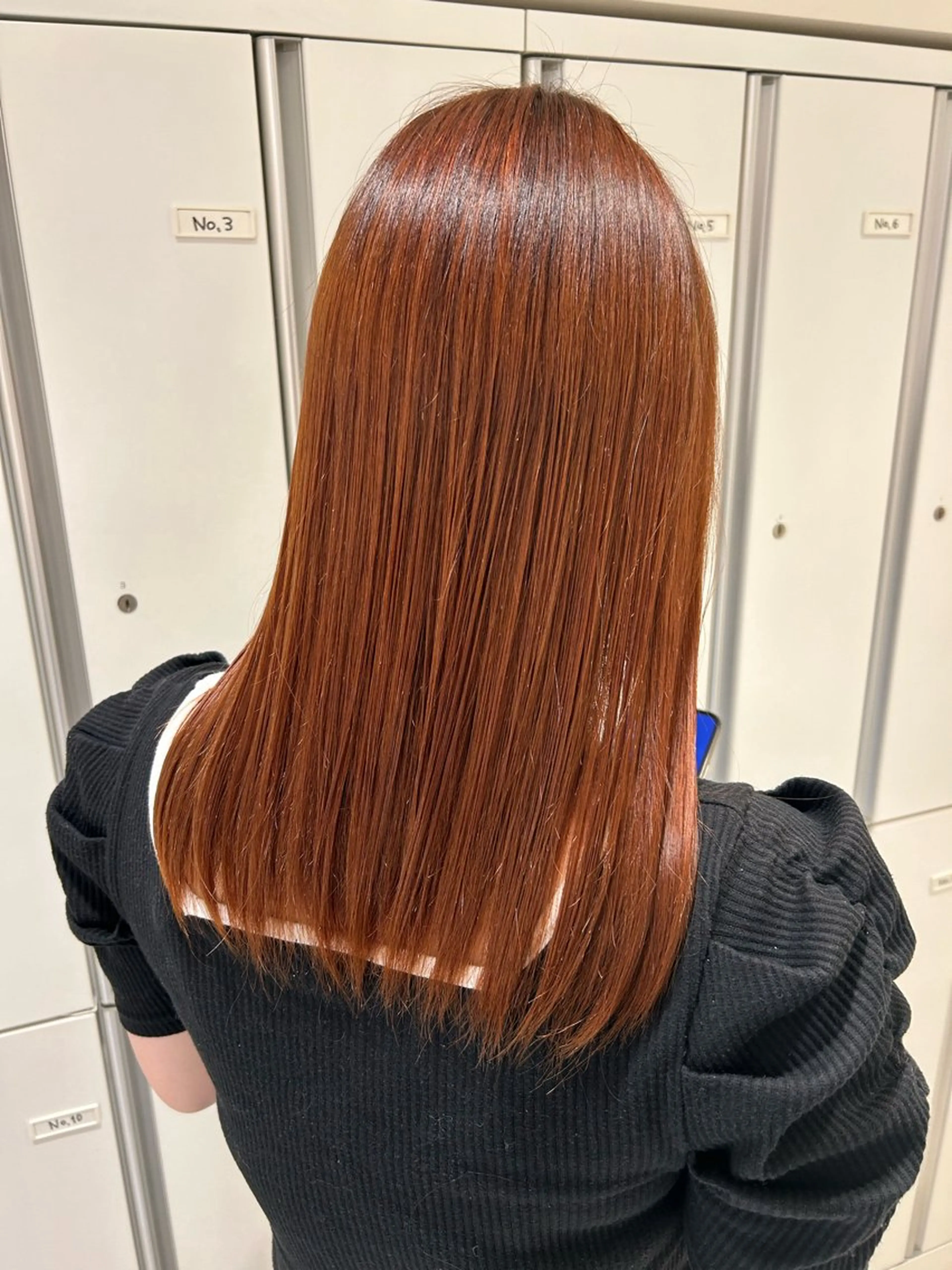 セミロング カラー たけだゆめ ダブルカラーのヘアスタイル