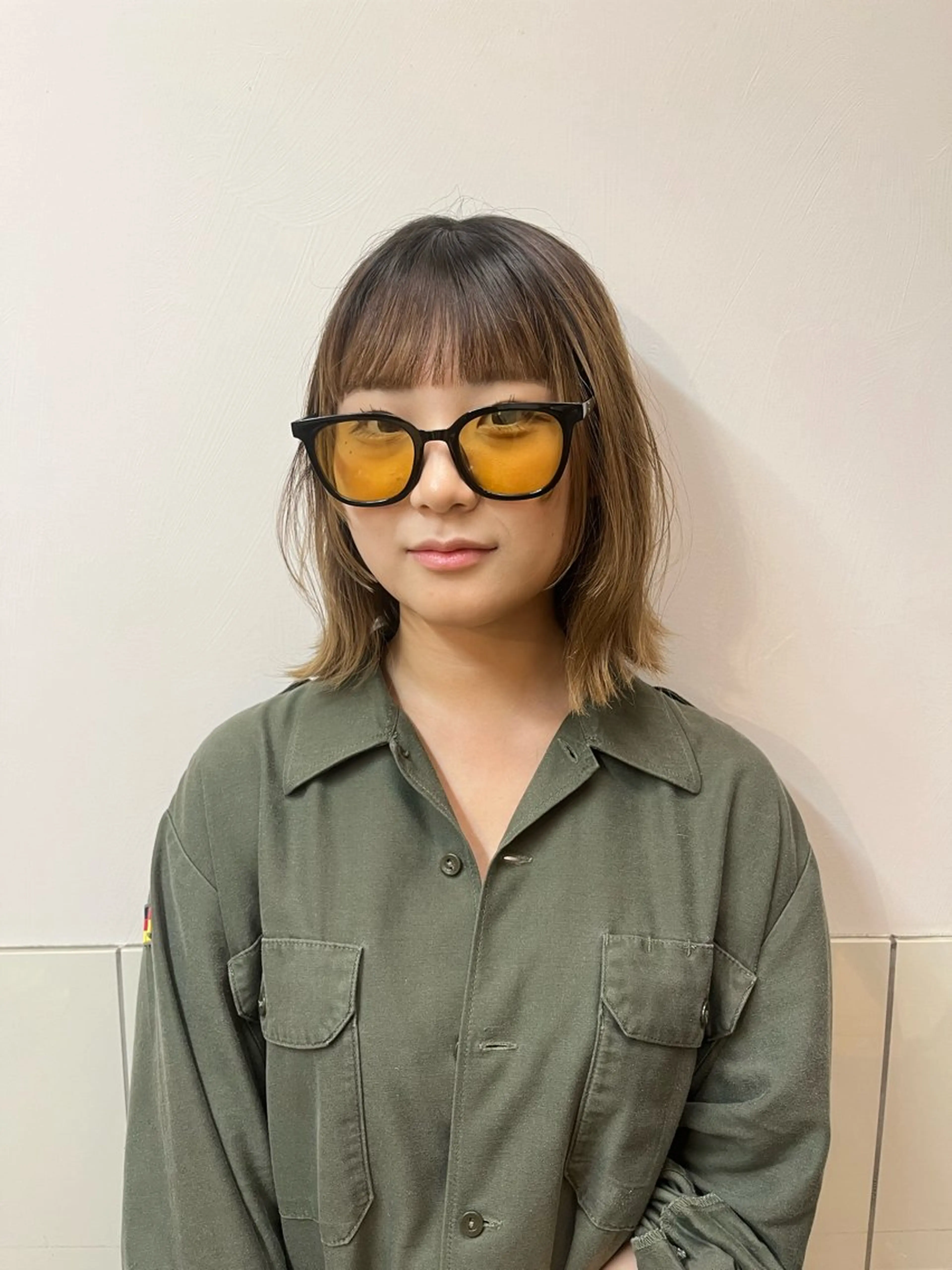 ミディアム 顔周りカット セナ foto武蔵小杉︎︎のヘアスタイル