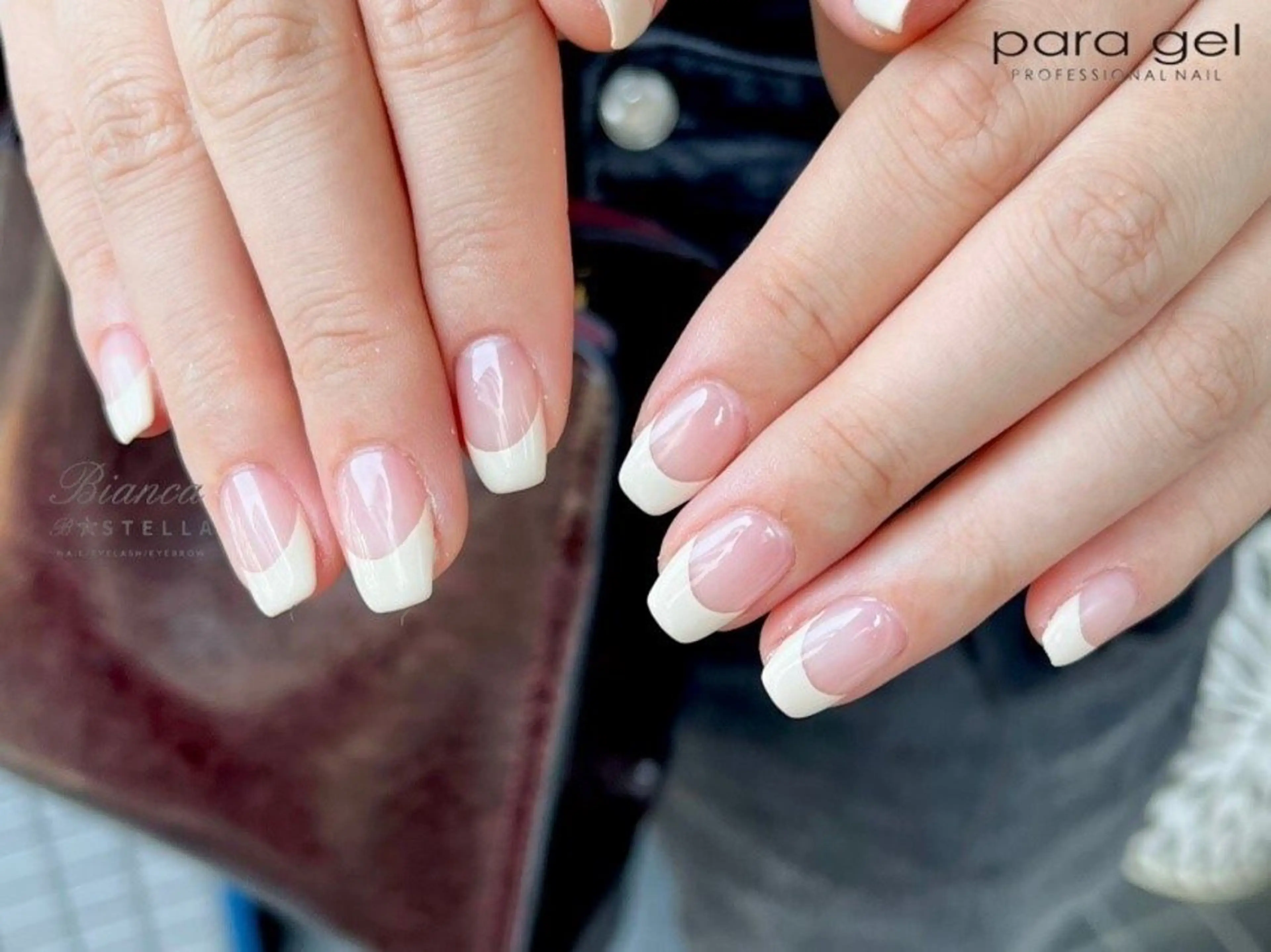 【オフなし】ハンド💅🏻《フレンチネイル🍭》パラジェル変更+¥1,100✨／横浜関内桜木町の写真