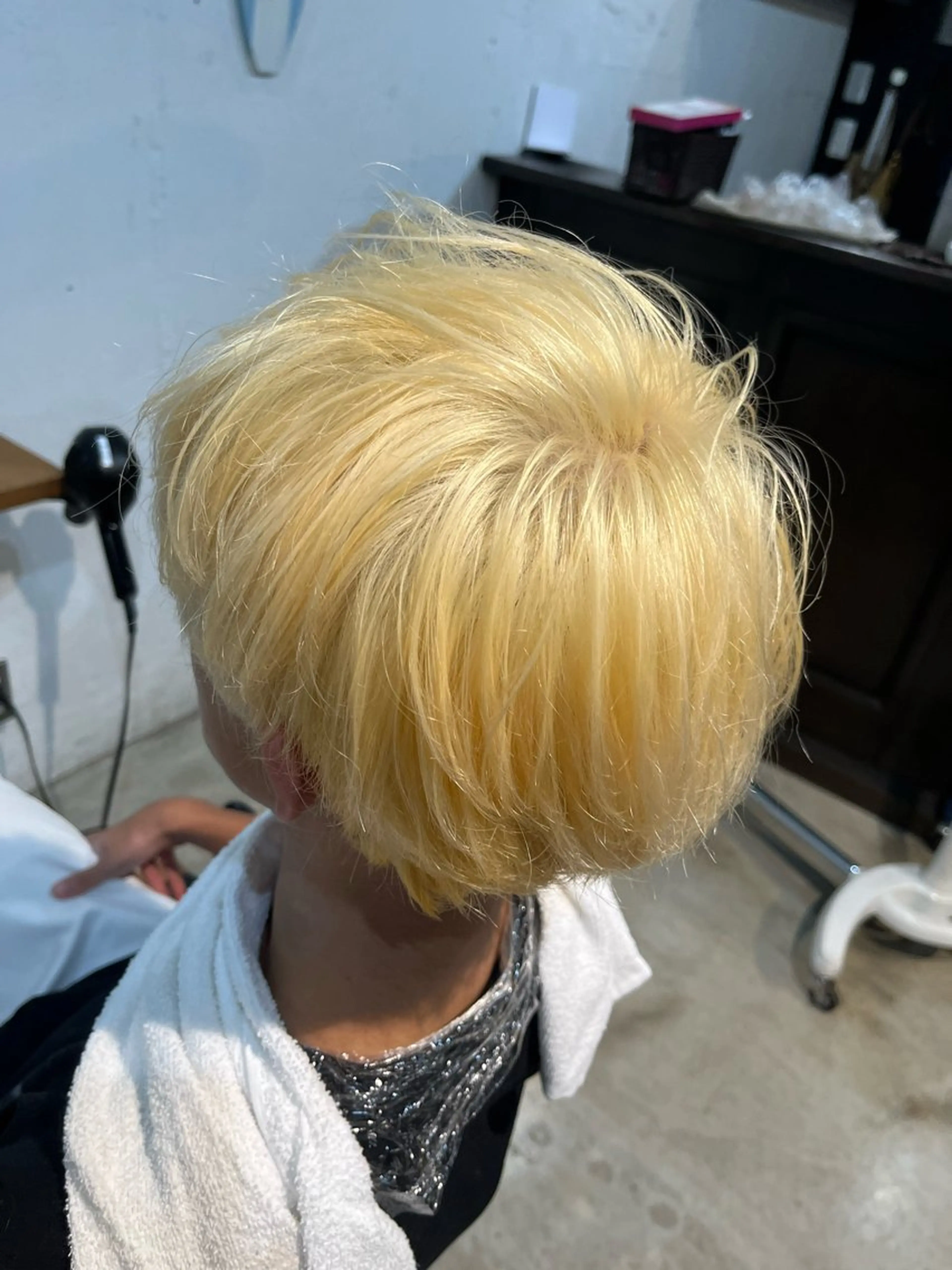 ショート カラー メンズ hair station HaLe'L.A所属・兼村 愛叶のヘアスタイル