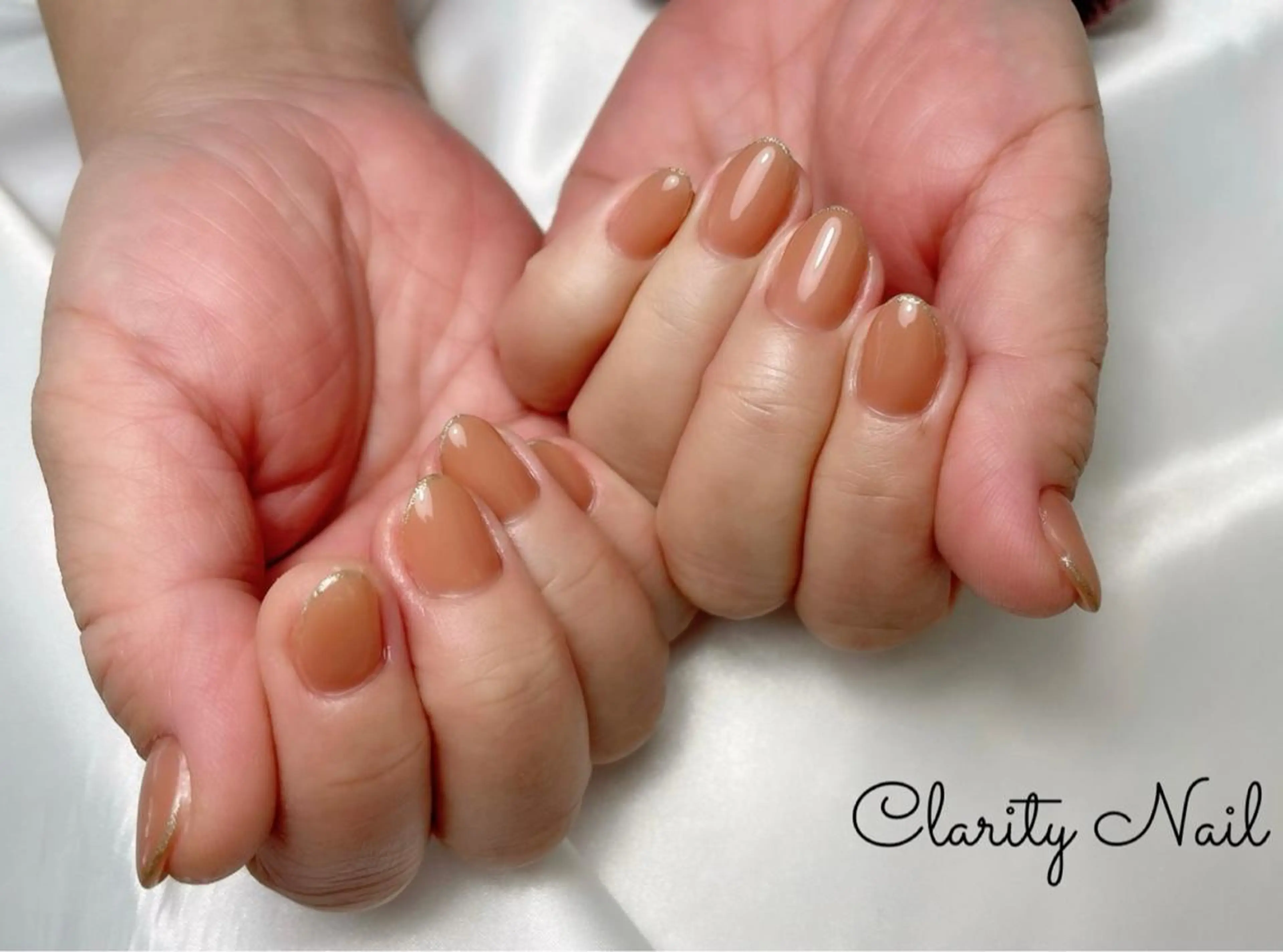 ネイル ラメ(グリッター) ワンカラーネイル ハンドネイル Clarity Nailのネイルデザイン