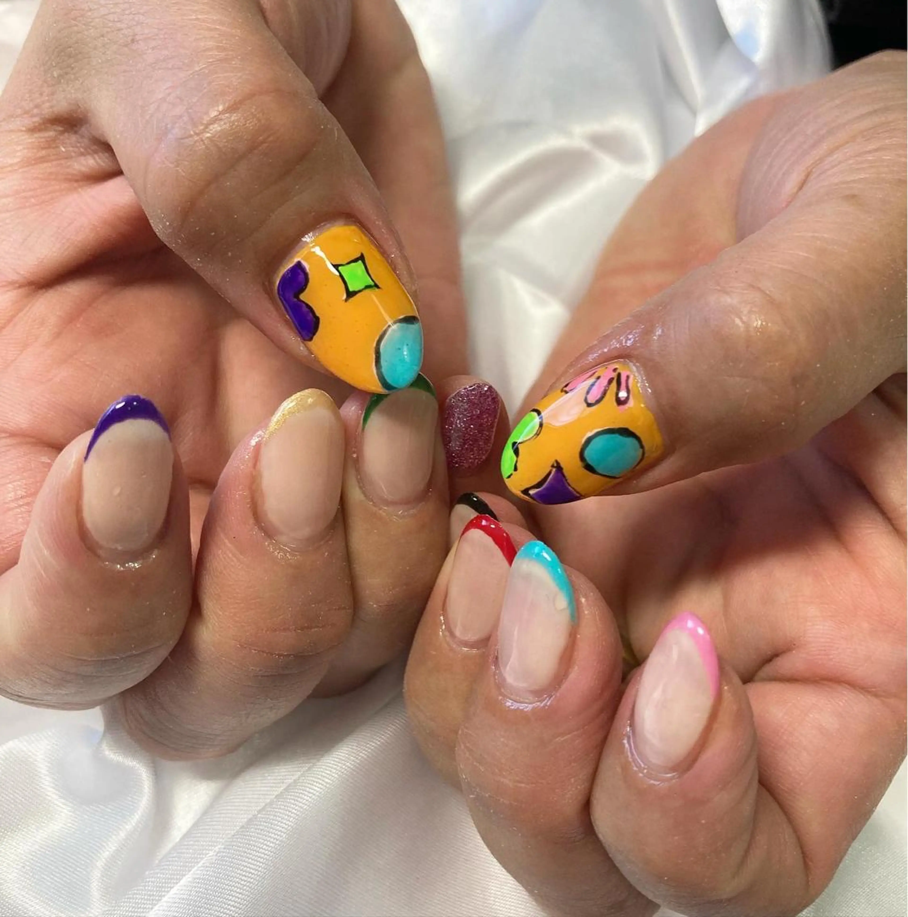 ネイル フレンチネイル ハンドネイル フットネイル NailSalon Beniceのネイルデザイン