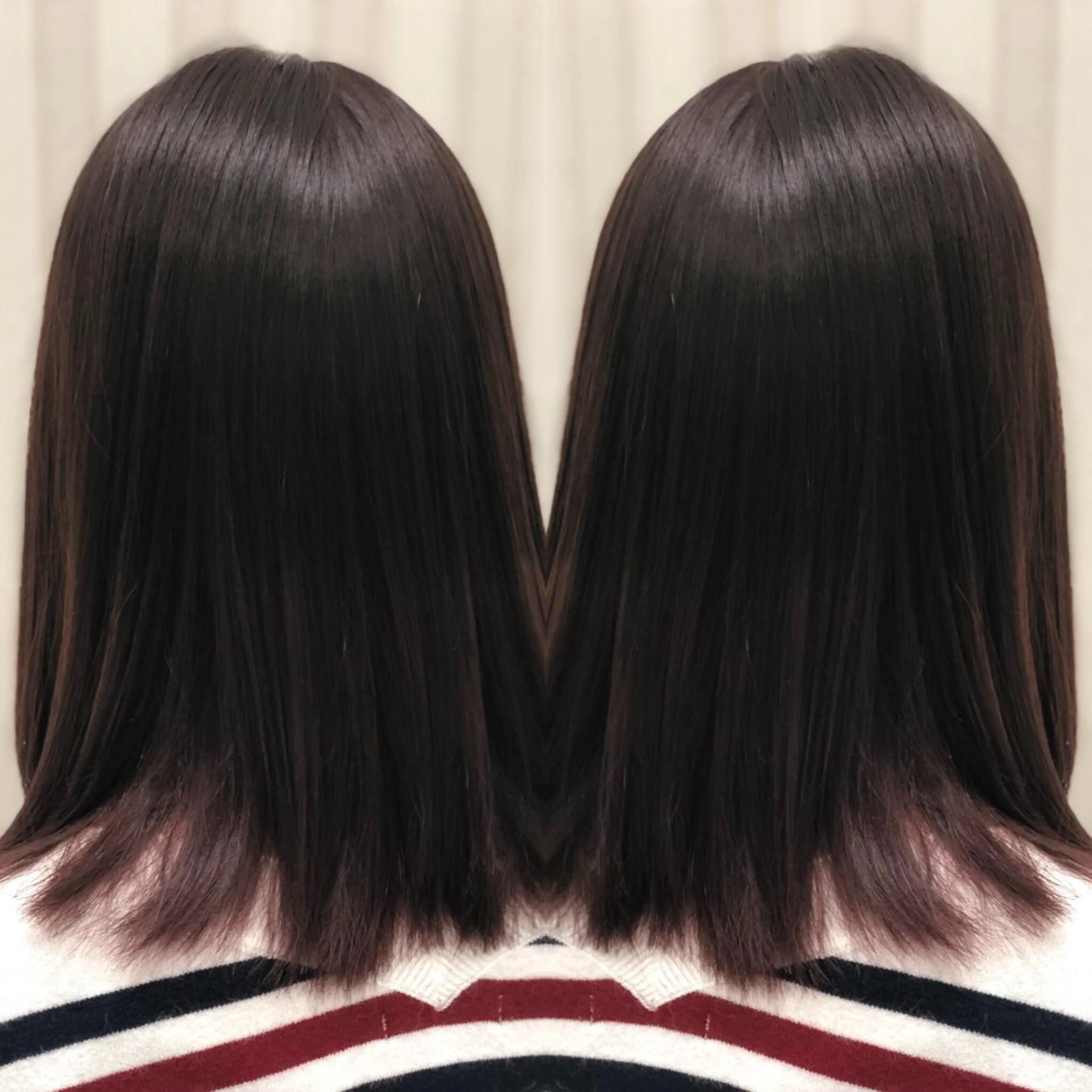 セミロング カラー カット ヘアカラー トリートメント ✨美髪矯正の専門家✨ 髪質改善　松村のヘアスタイル